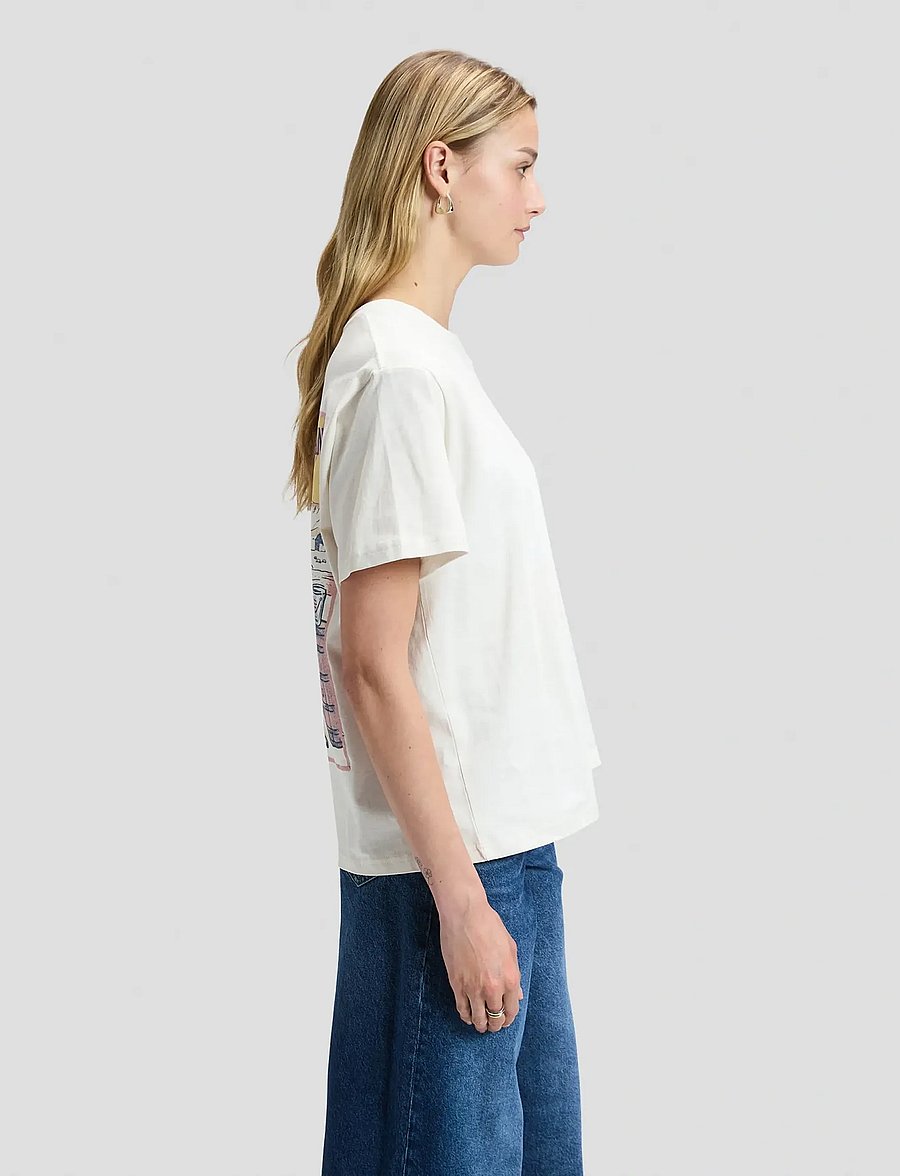 Lee Jeans - BLUE JEANS TEE - t-shirts - ecru - 5