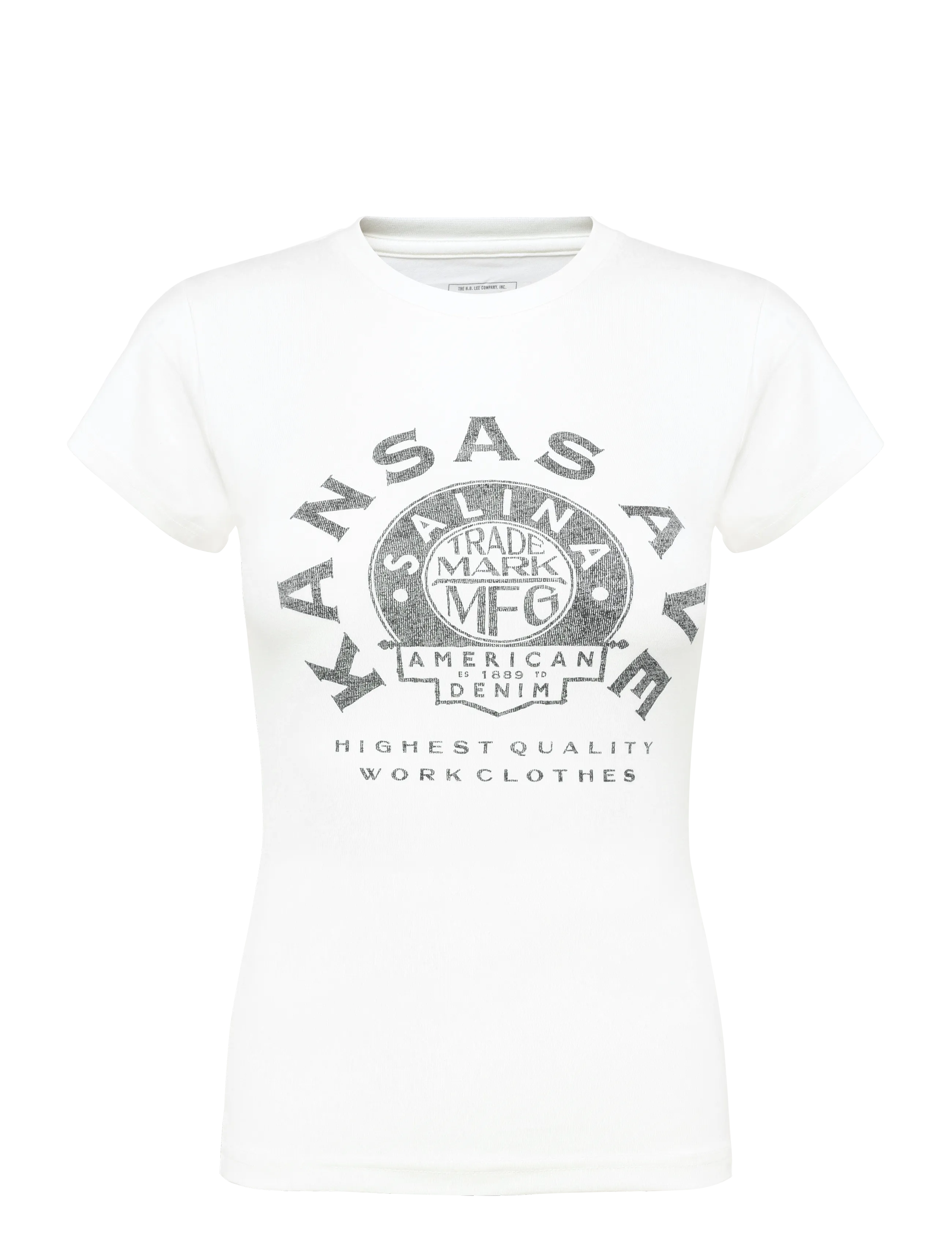 Lee Jeans RECORD TEE - Kleidung - ECRU / cream
