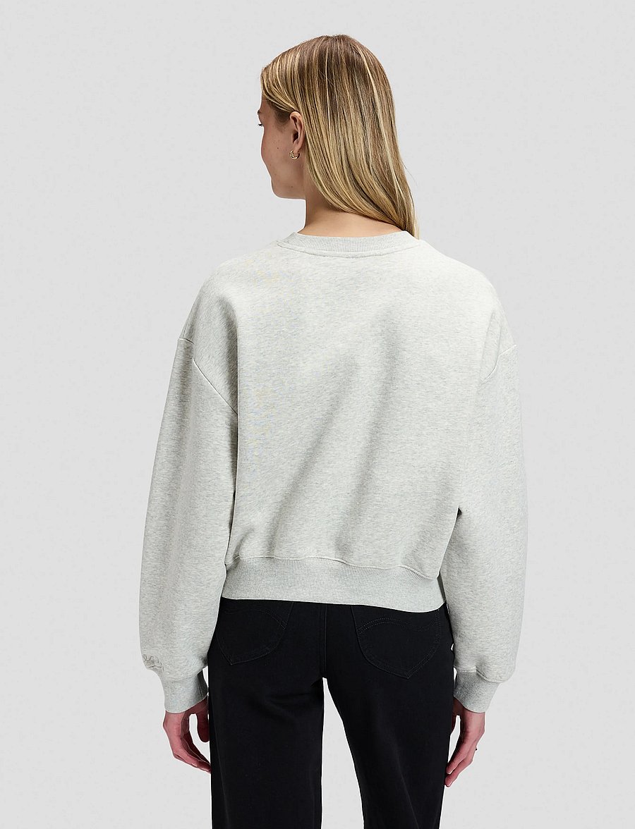 Lee Jeans - CORE SWS - kampsunid - grey heather - 3