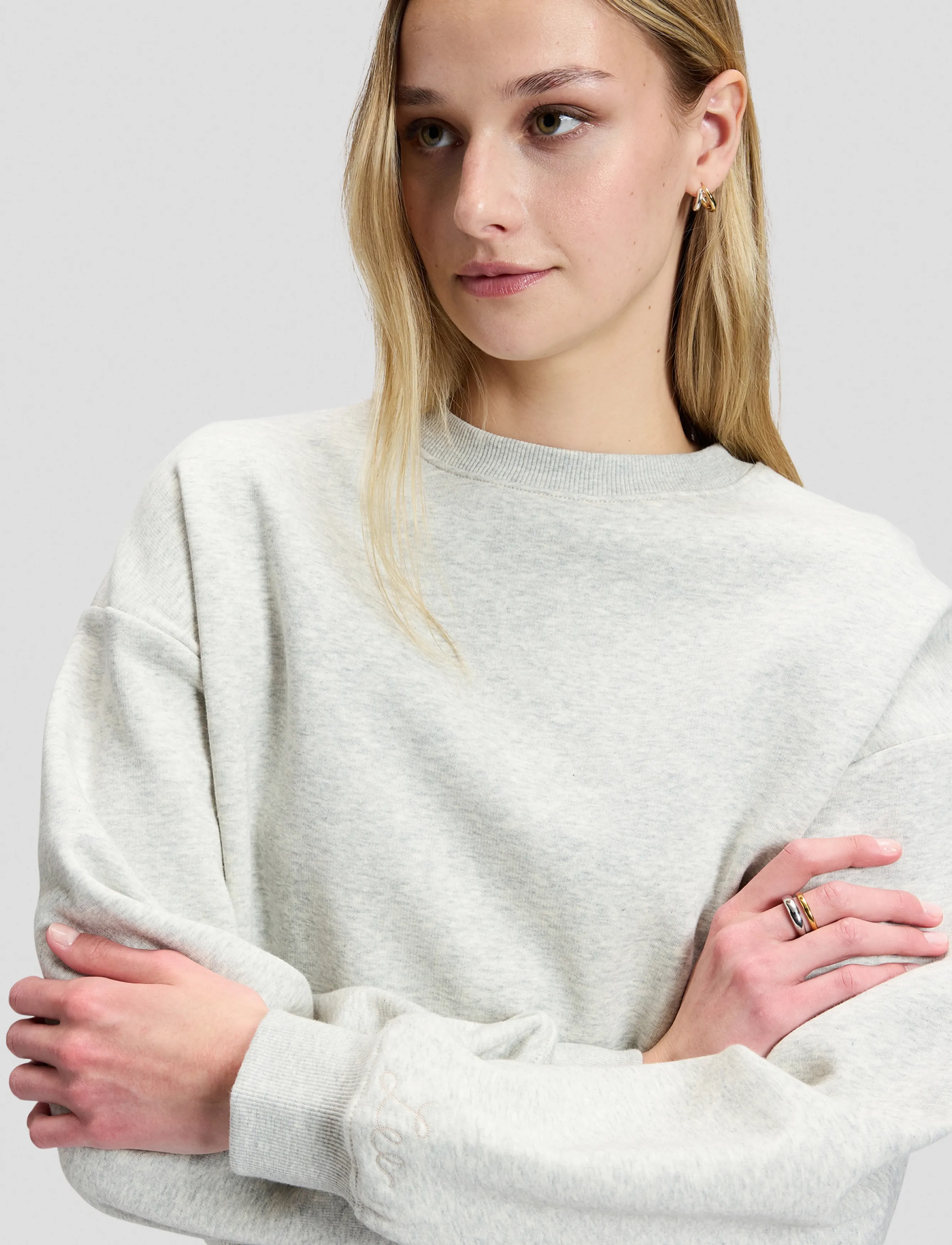 Lee Jeans - CORE SWS - kampsunid - grey heather - 5