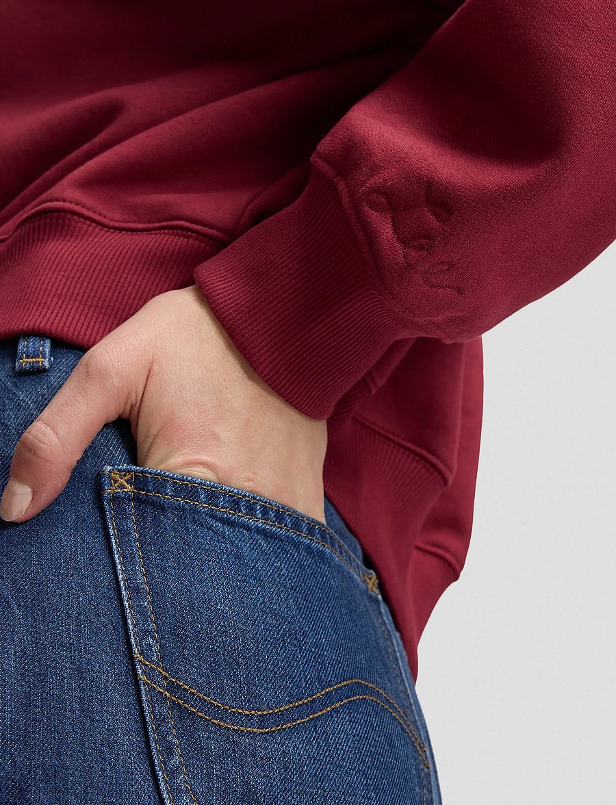 Lee Jeans - CORE SWS - kampsunid - tibetan red - 5