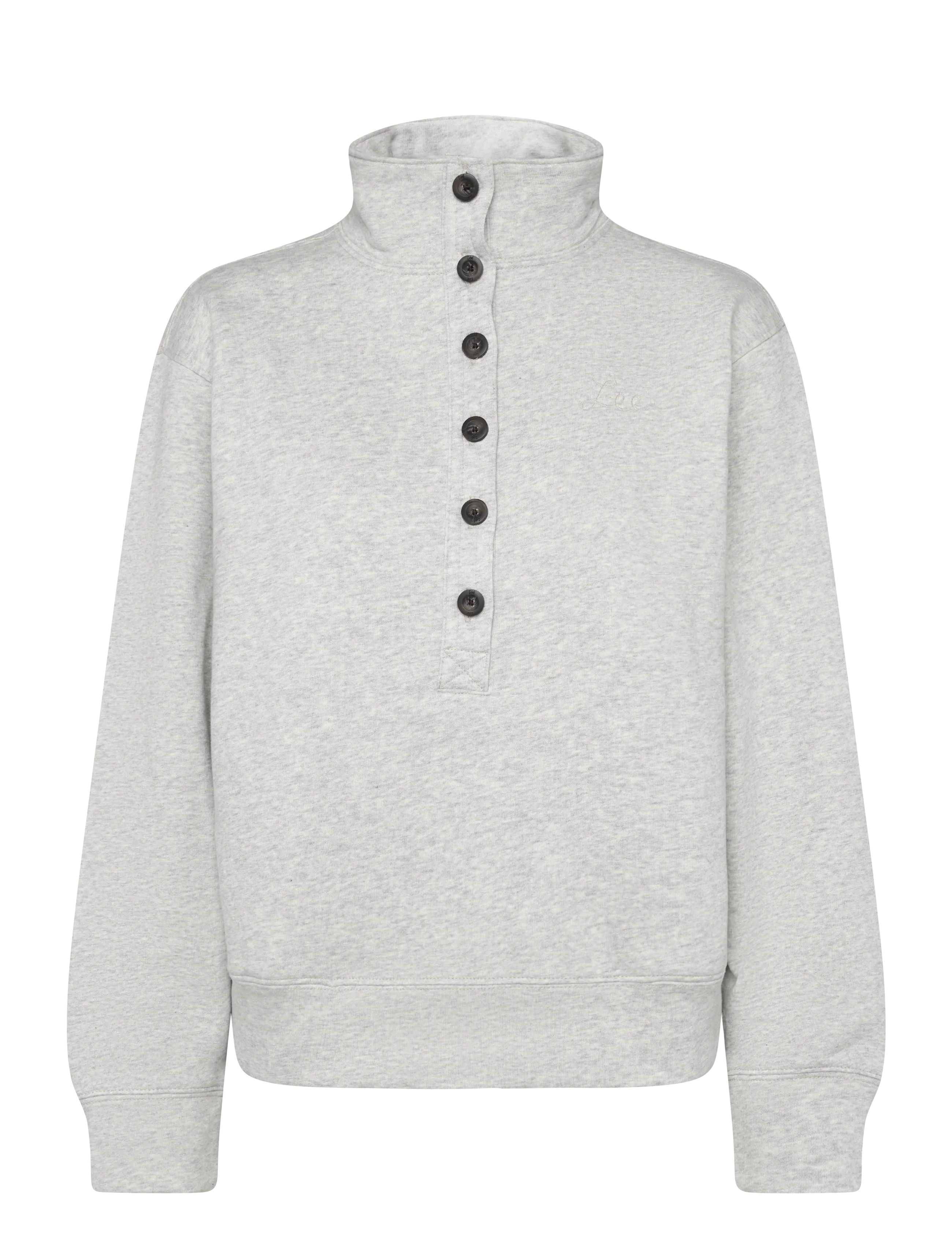Lee Jeans POPOVER SWEATSHIRT - Dressipluusid - GREY HEATHER / grey