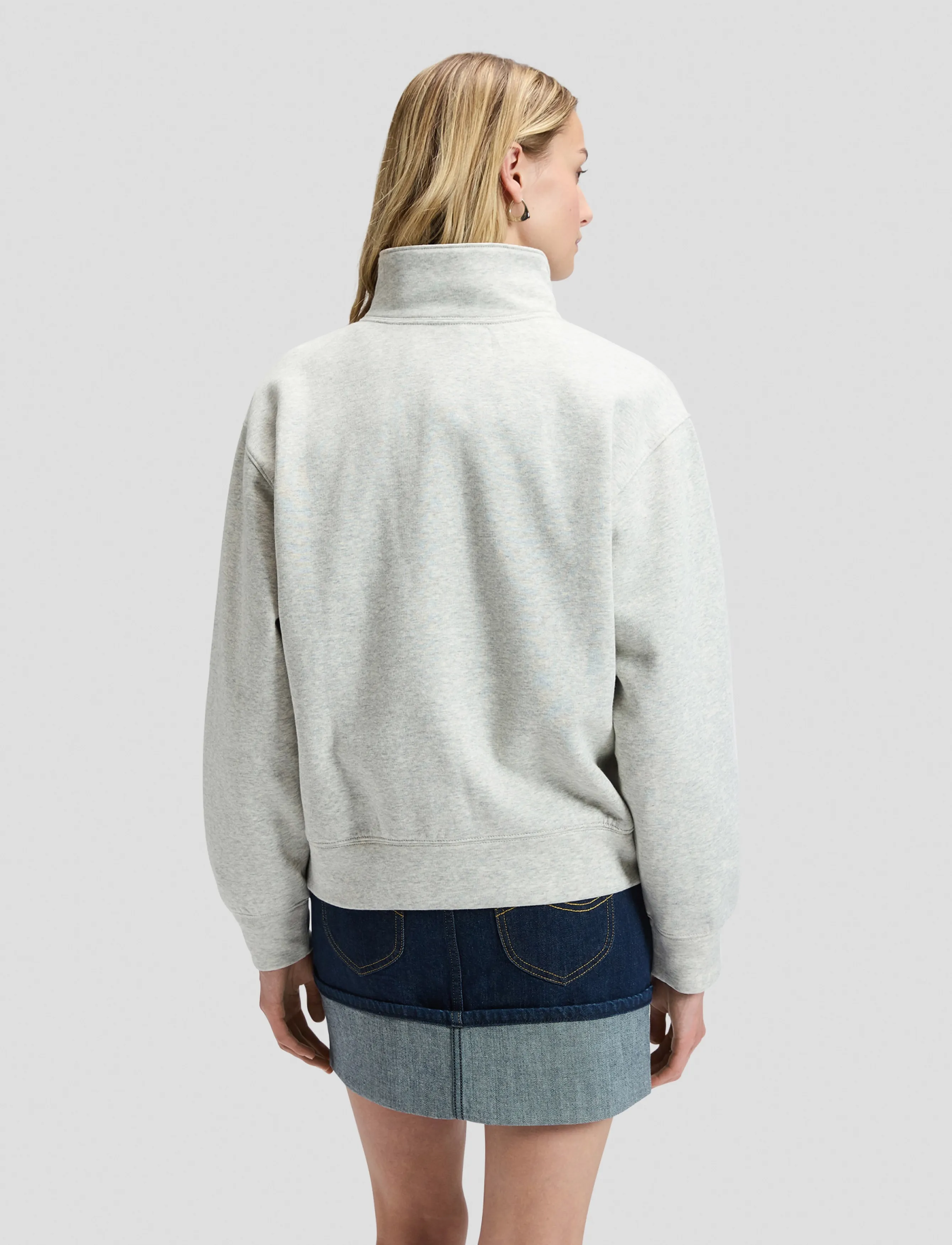 Lee Jeans - POPOVER SWEATSHIRT - everyday style - grey heather - 2