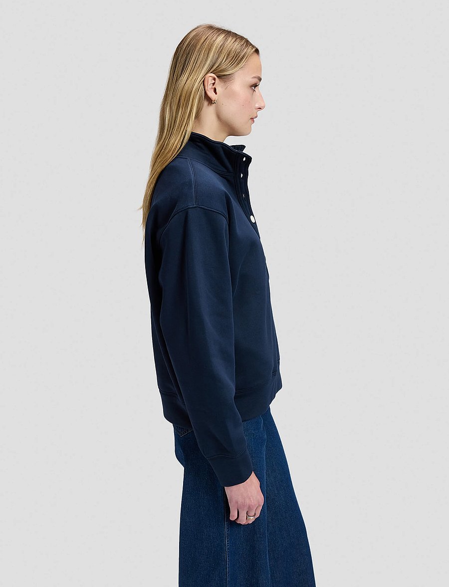 Lee Jeans - POPOVER SWEATSHIRT - sweatshirts - rivet navy - 4
