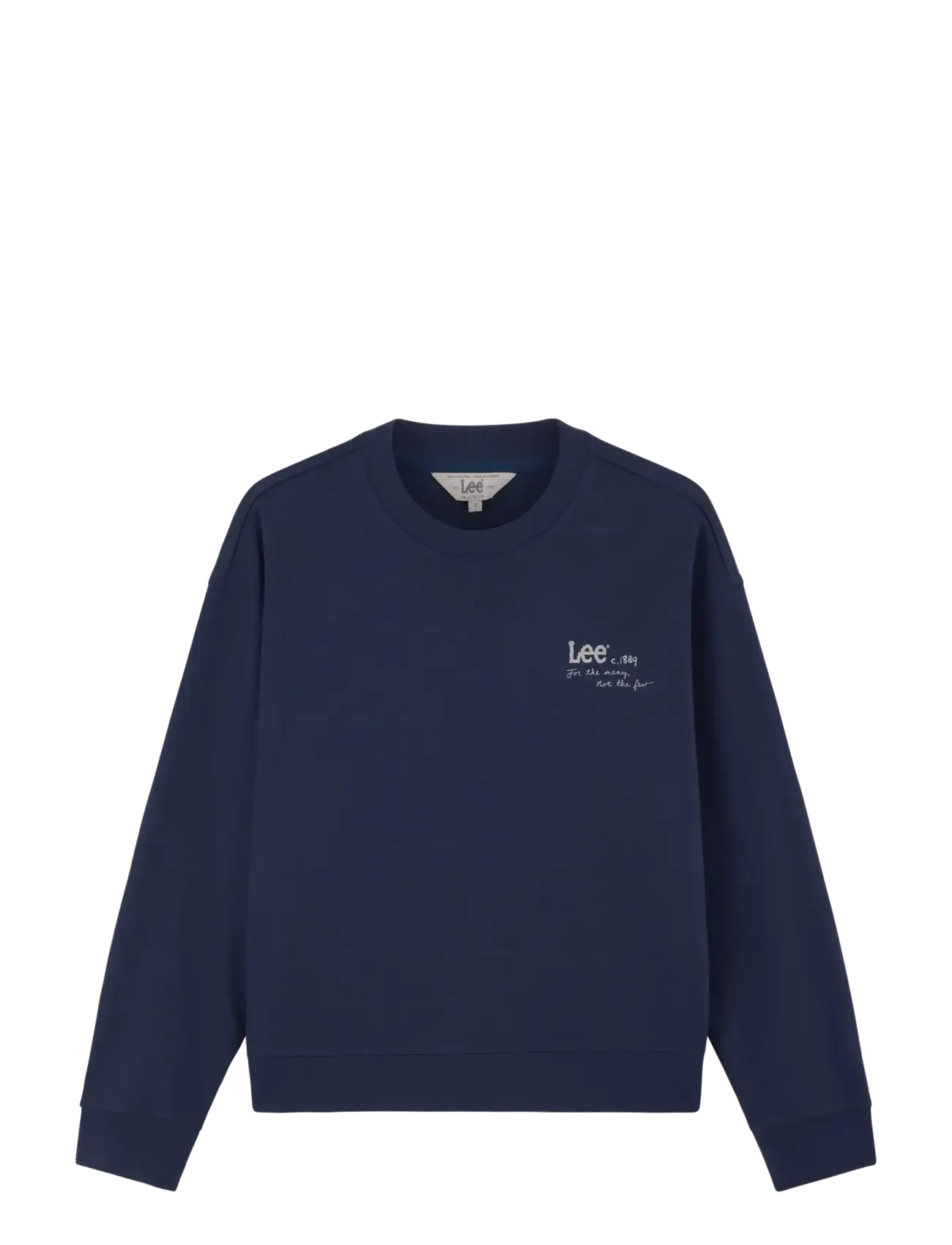 Lee Jeans LOGO CREW SWS - Lee Jeans - ACADEMY BLUE / navy