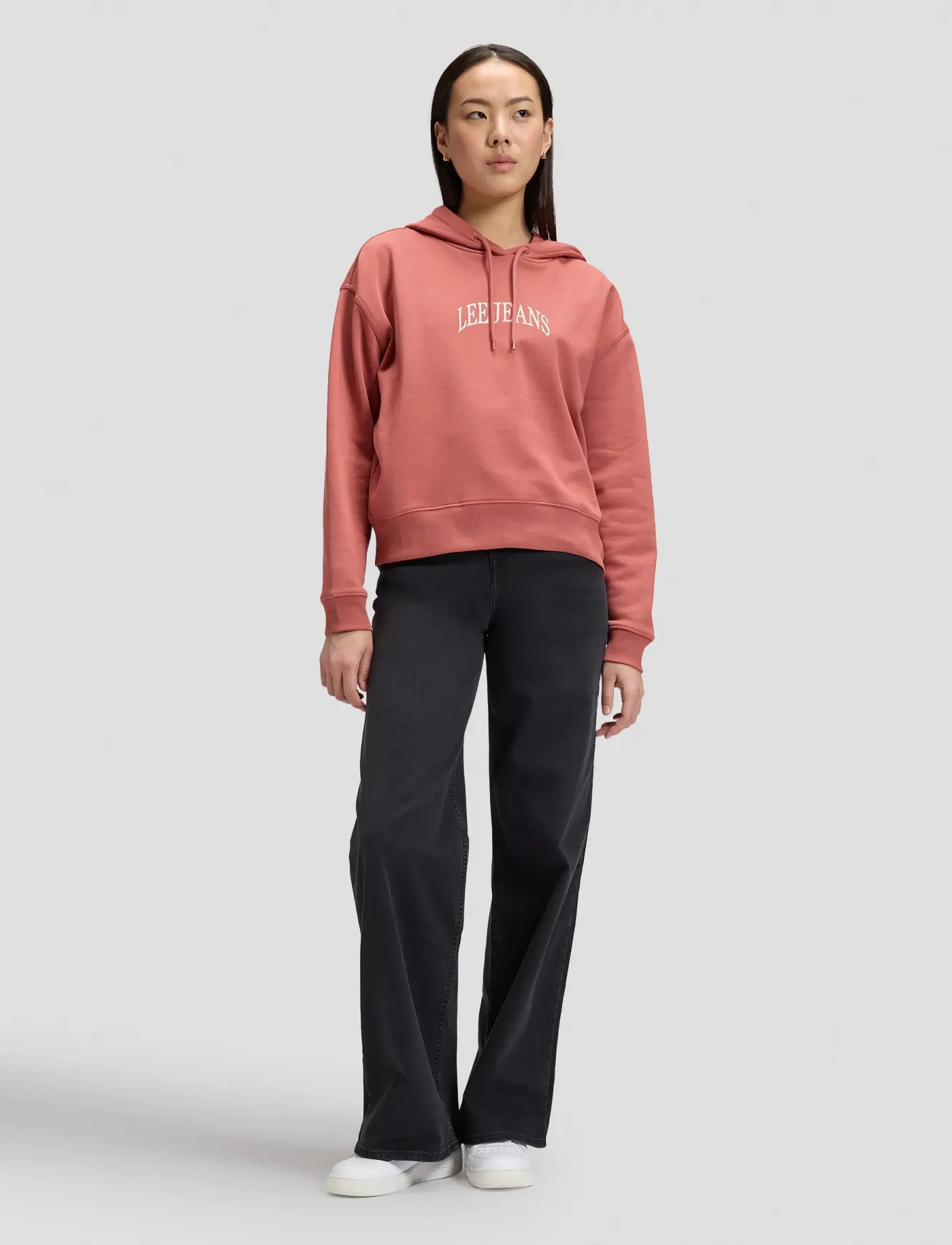 Lee Jeans - HOODIE WITH LOGO - kapuzenpullover - cosme pink - 3