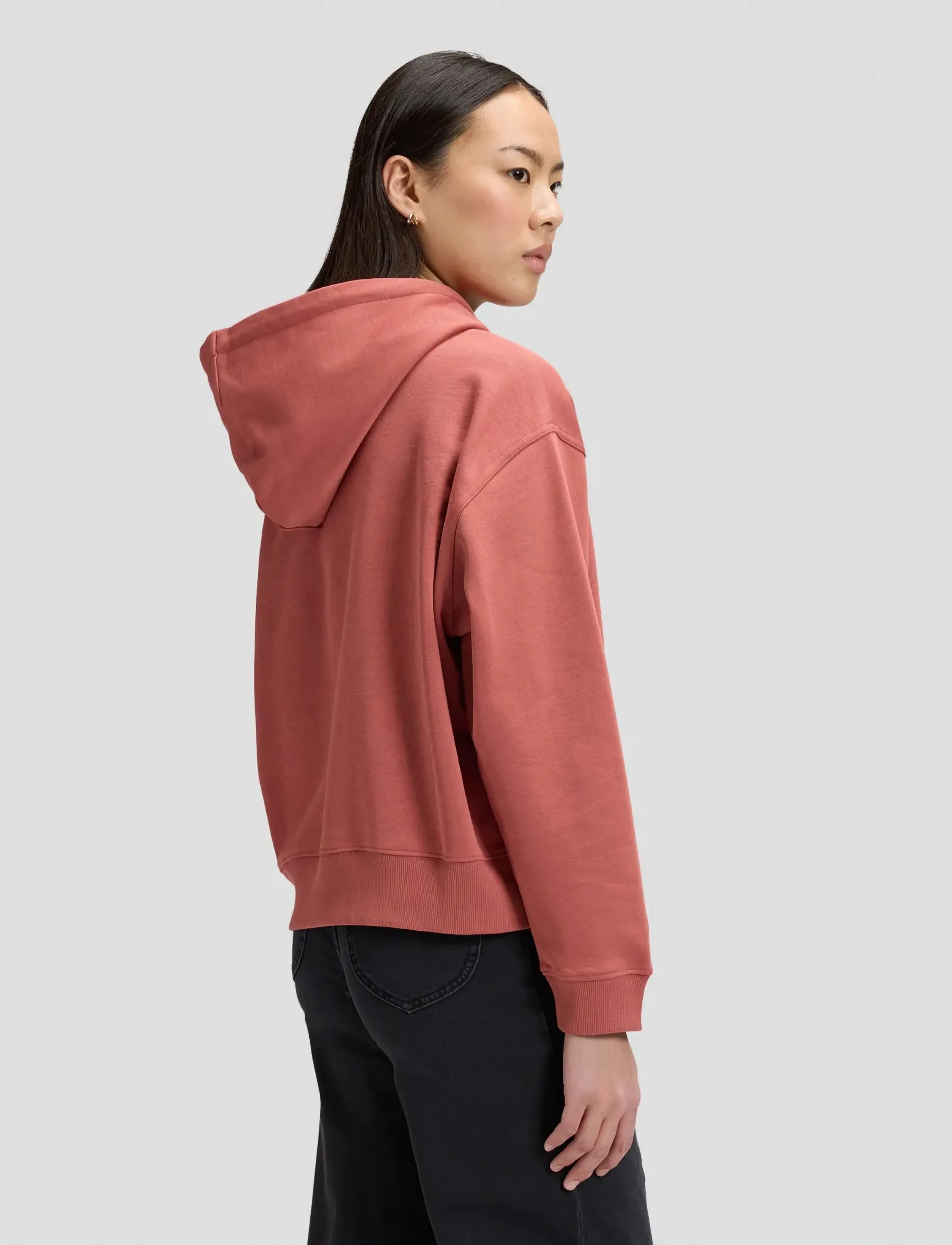 Lee Jeans - HOODIE WITH LOGO - kapuzenpullover - cosme pink - 4