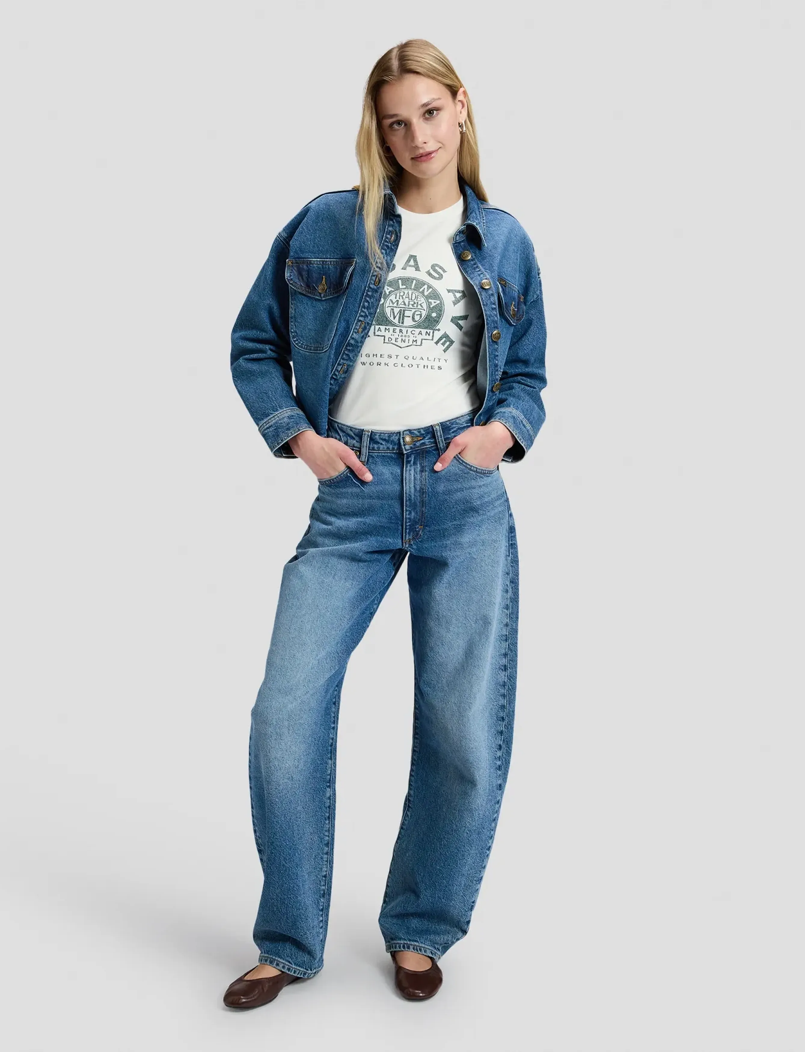 Lee Jeans - BALLOON PANT - barrel jeans - vintage blues - 2