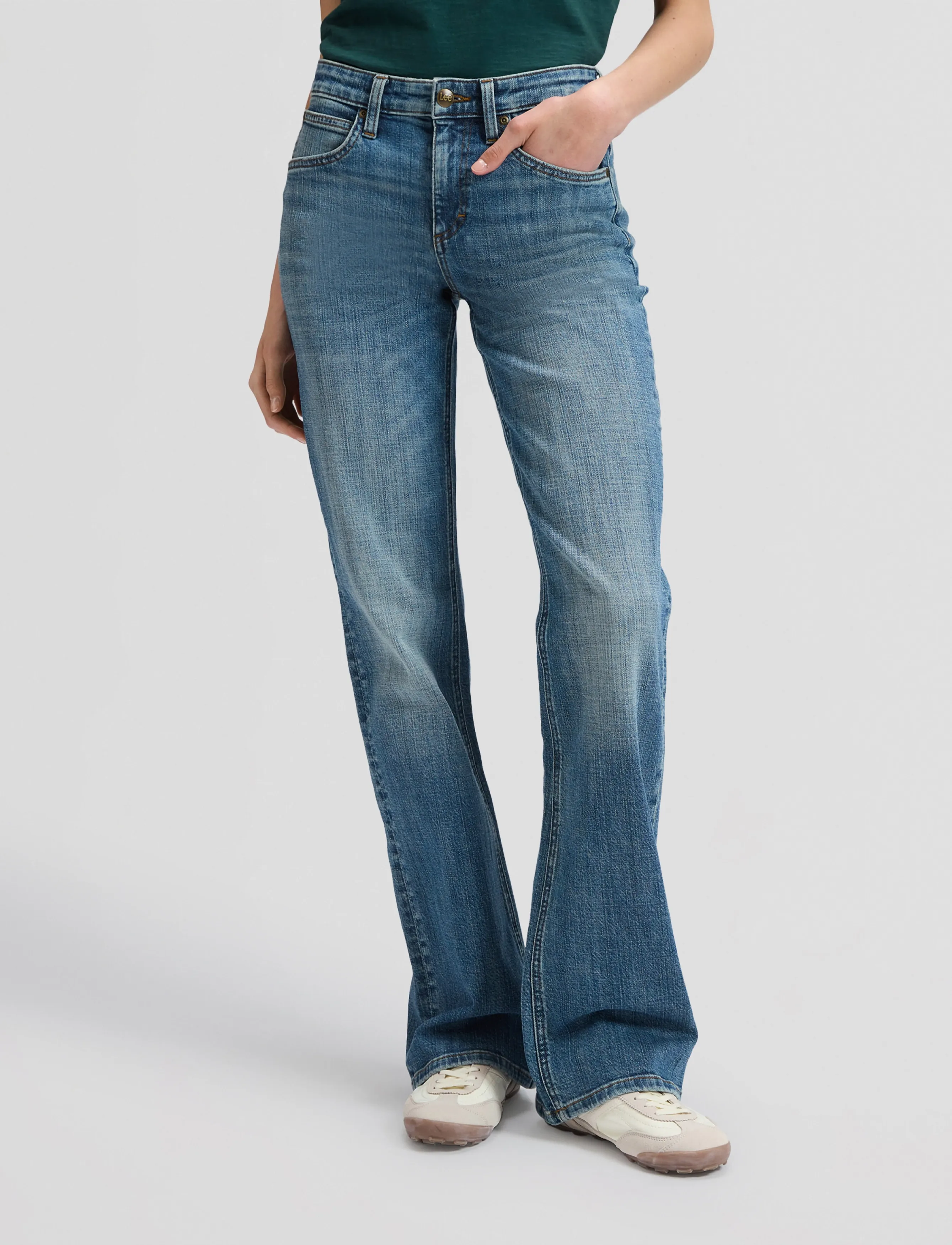 Lee Jeans Bow Flare, 30 x 31, Blue, Jeans > Flares, Dame
