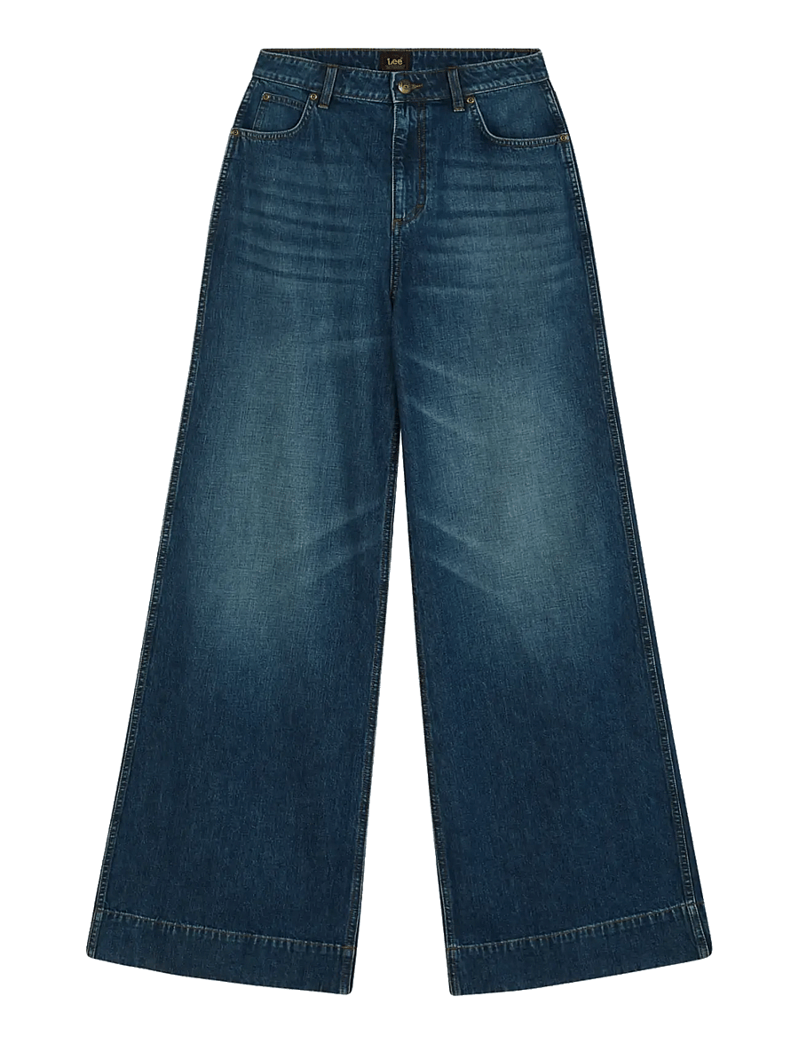 Lee Jeans - EXTREME STELLA - hosen mit weitem bein - brash blue - 1