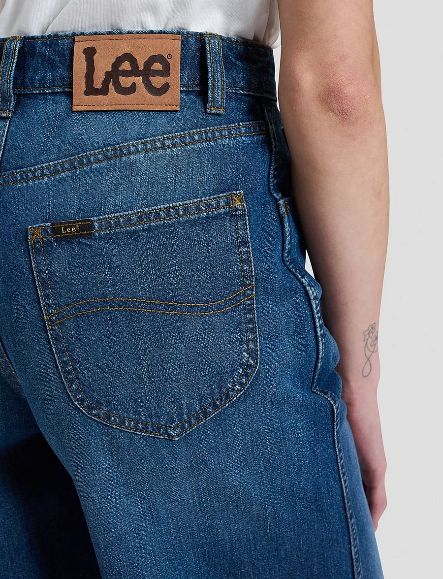 Lee Jeans - EXTREME STELLA - hosen mit weitem bein - brash blue - 5
