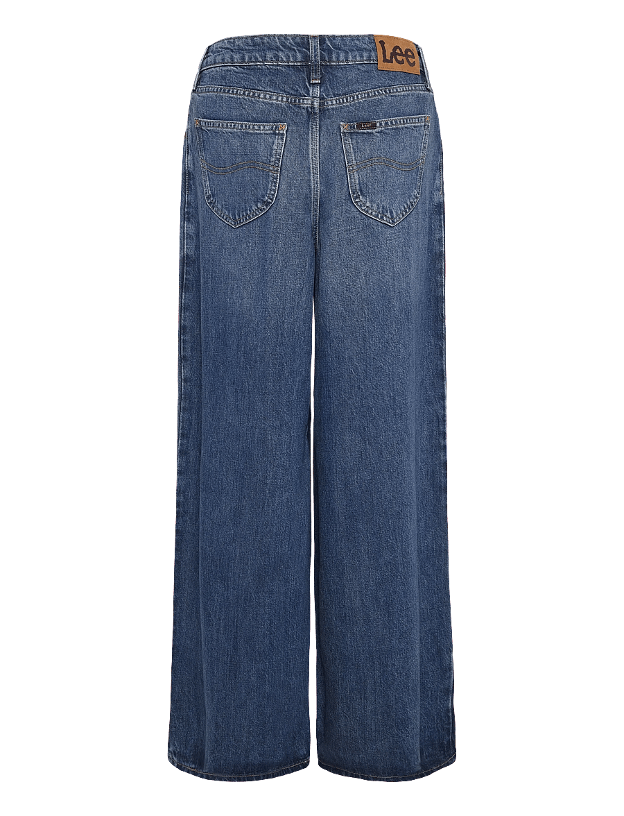 Lee Jeans - PLEATED JEAN - hosen mit weitem bein - fresh blanket - 2