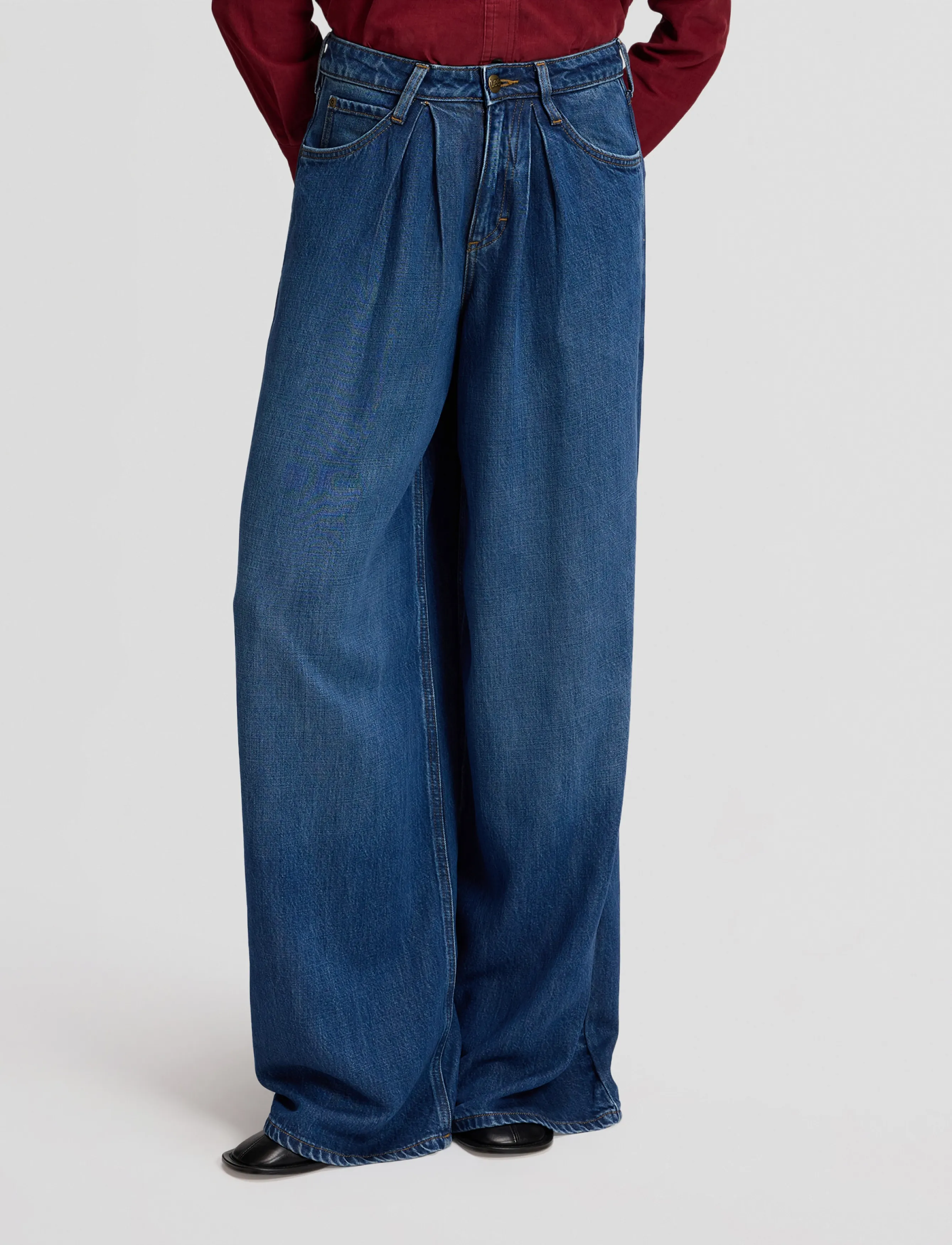 Lee Jeans - PLEATED JEAN - fresh blanket - 2