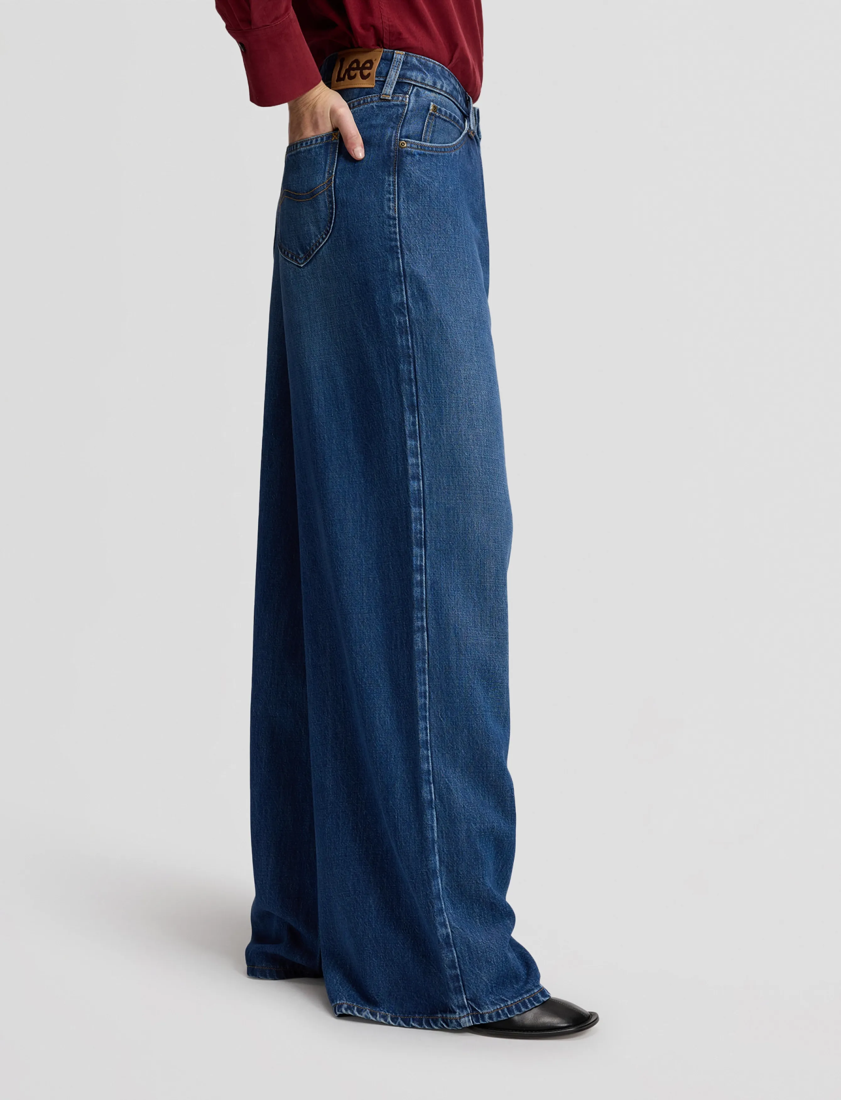 Lee Jeans - PLEATED JEAN - fresh blanket - 4