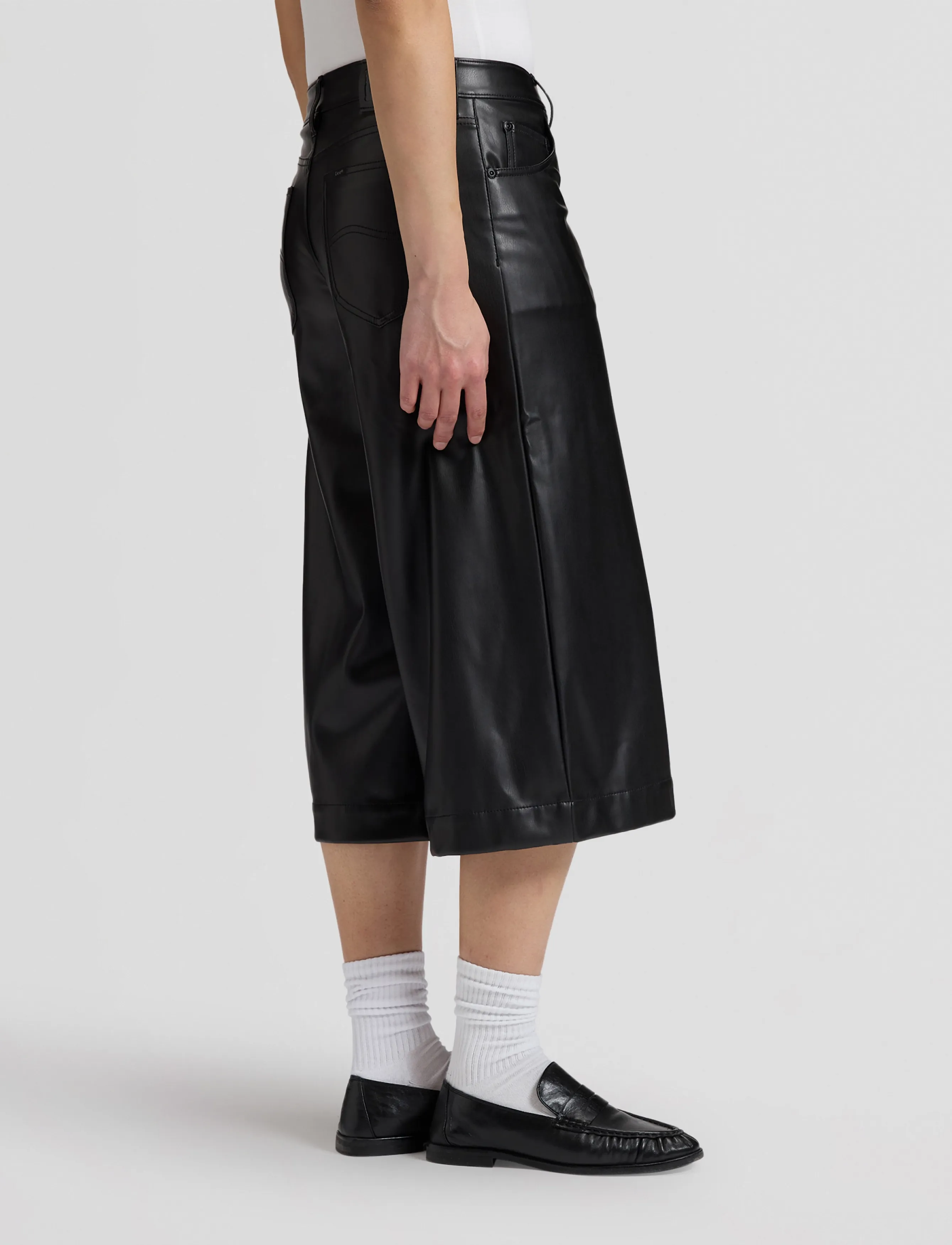 Lee Jeans - CULOTTE - culottes - black - 4