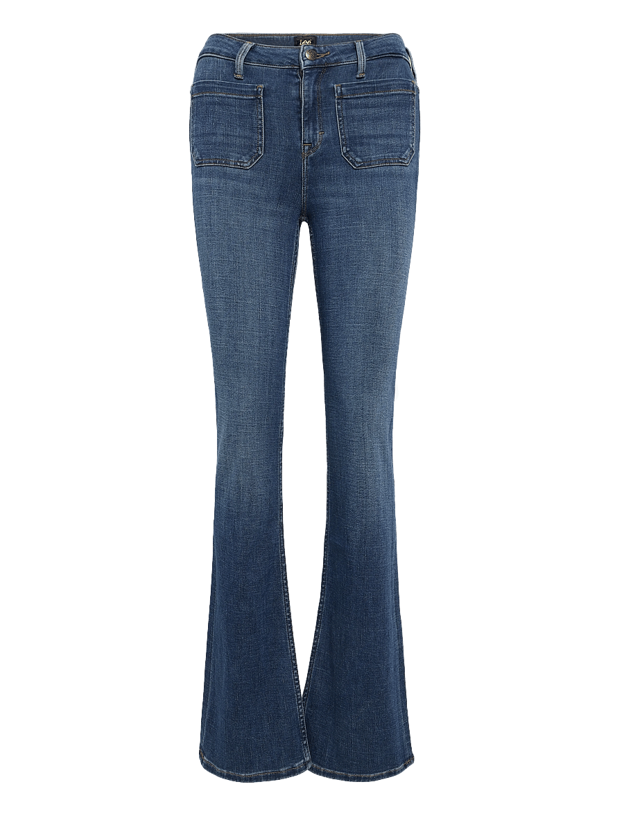 Lee Jeans - 70S BREESE BOOT - utsvängda jeans - mid voyage - 1