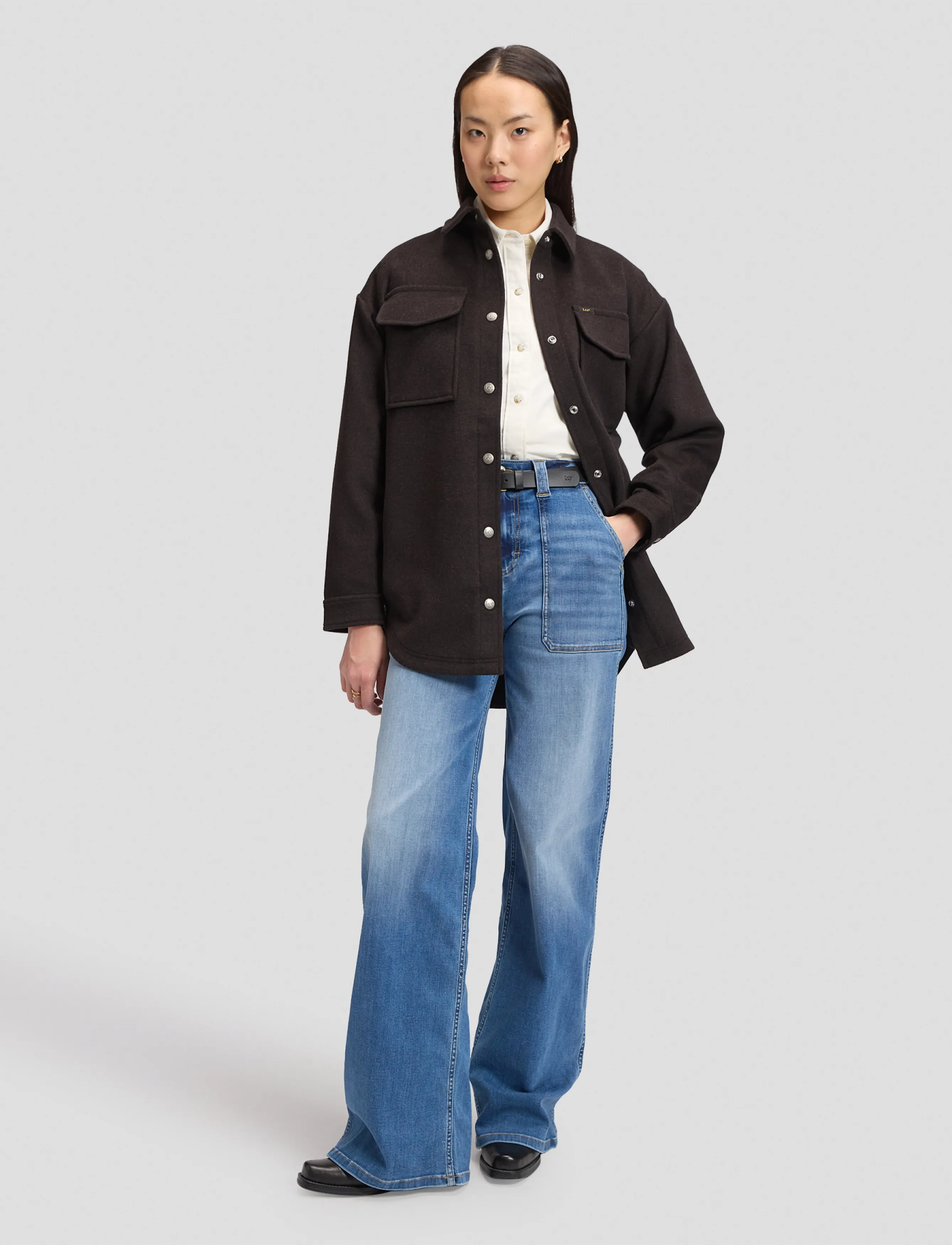 Lee Jeans UTILITY STELLA - Brede jeans - COUNTRY BLUES / blue