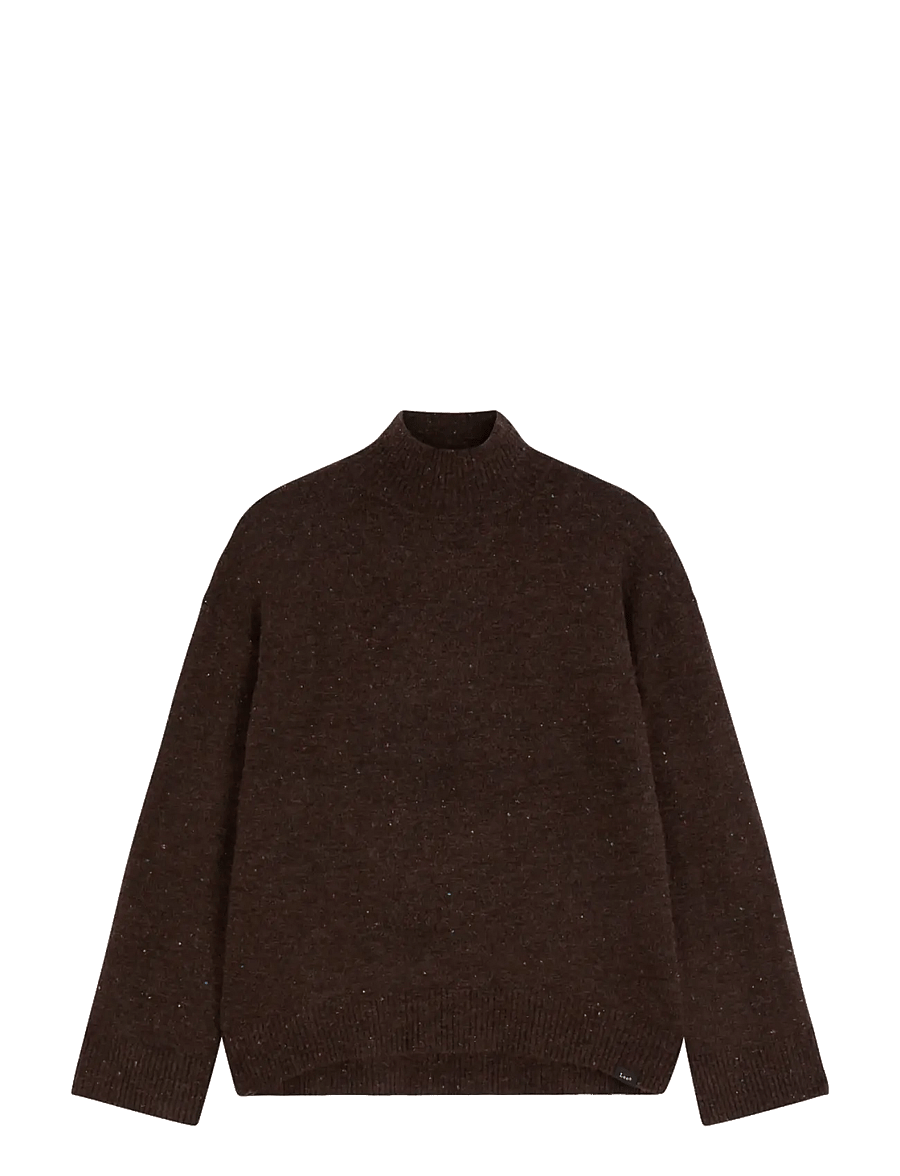 Lee Jeans - HIGH NECK KNIT - chocolate torte - 1