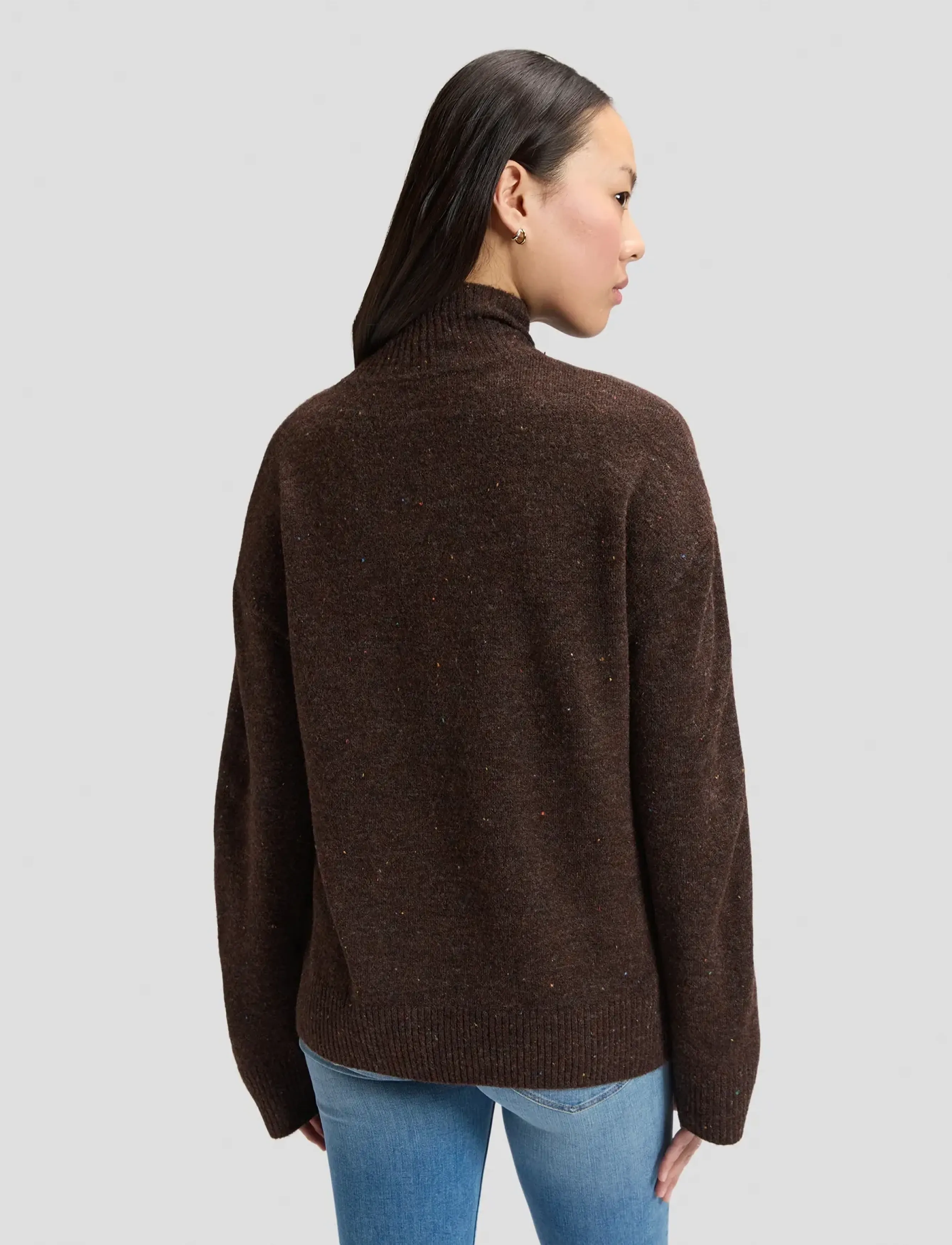 Lee Jeans - HIGH NECK KNIT - chocolate torte - 2