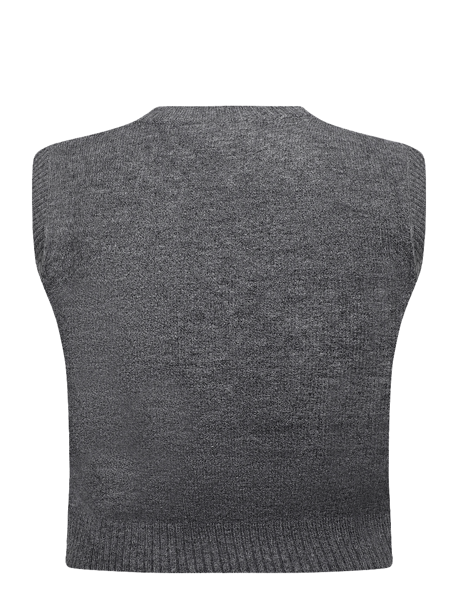 Lee Jeans - KNITTED VEST - adītas vestes - charcoal heather - 2
