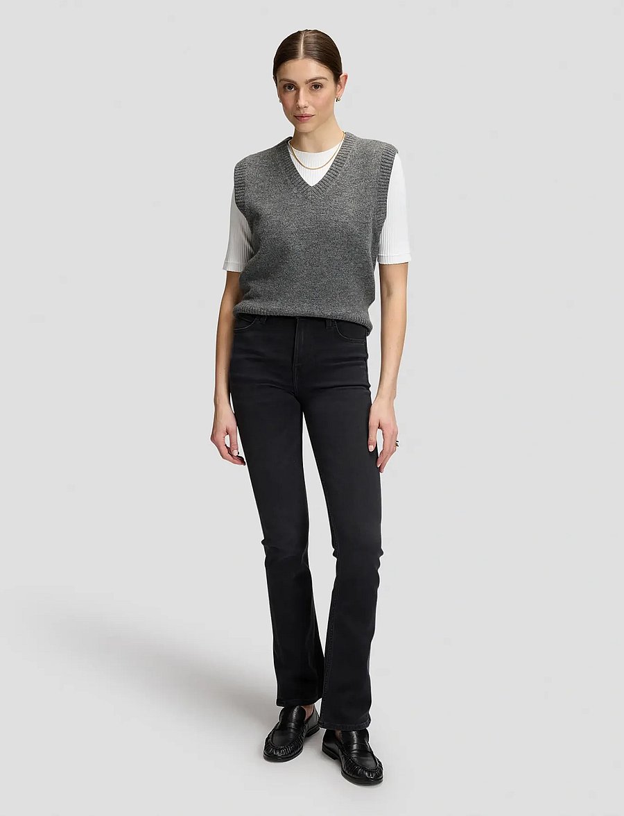 Lee Jeans - KNITTED VEST - charcoal heather - 3