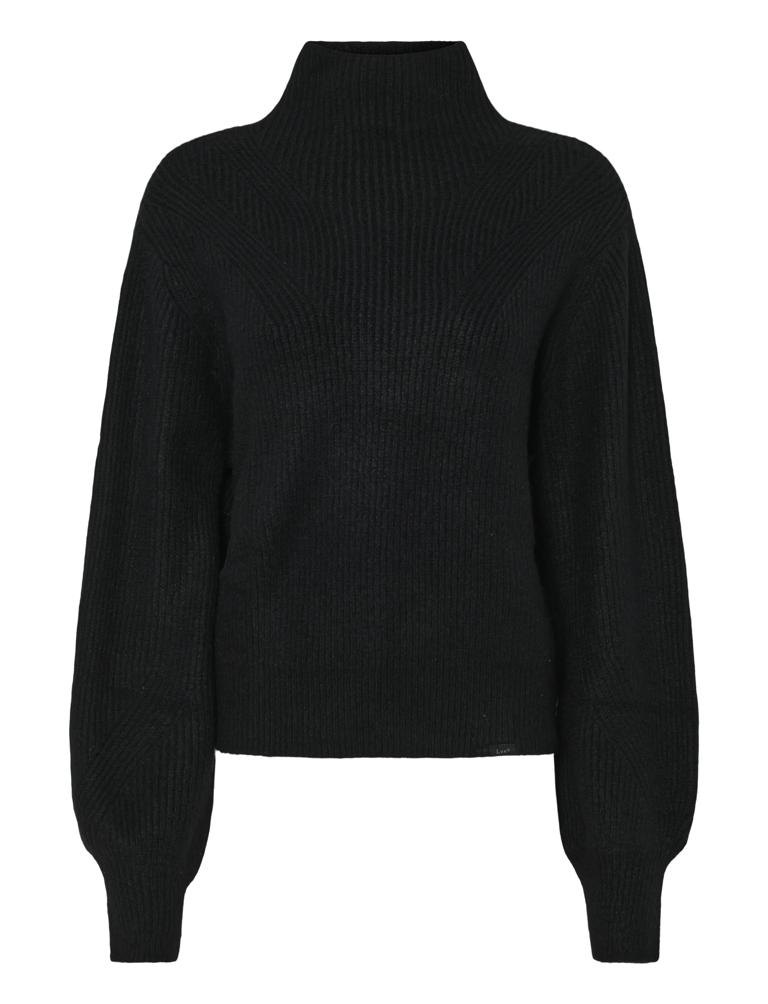 LEE JEANS Strick High Neck Schwarz - L - Damen