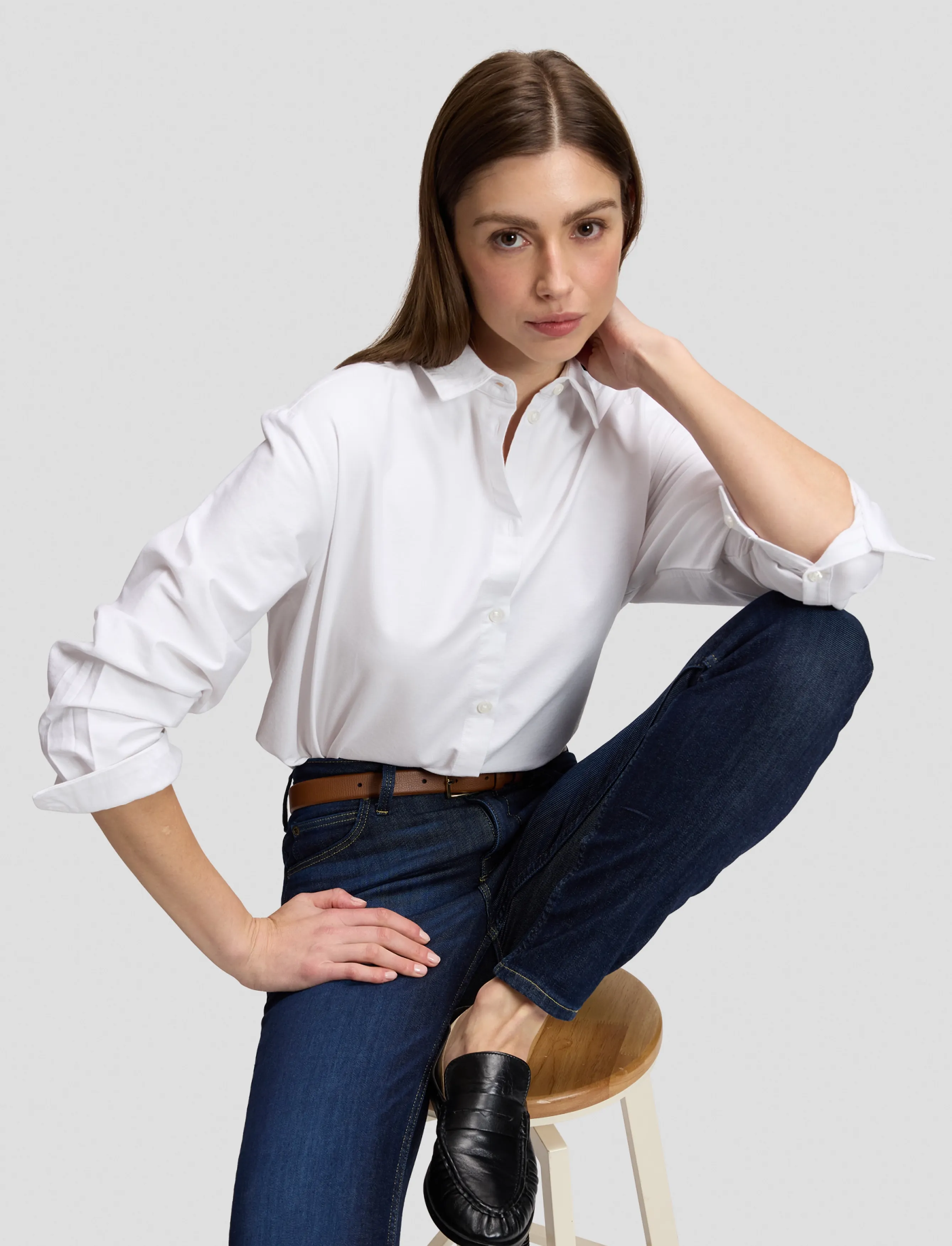 Lee Jeans Boyfriends Shirt skjortor dam – bild 6