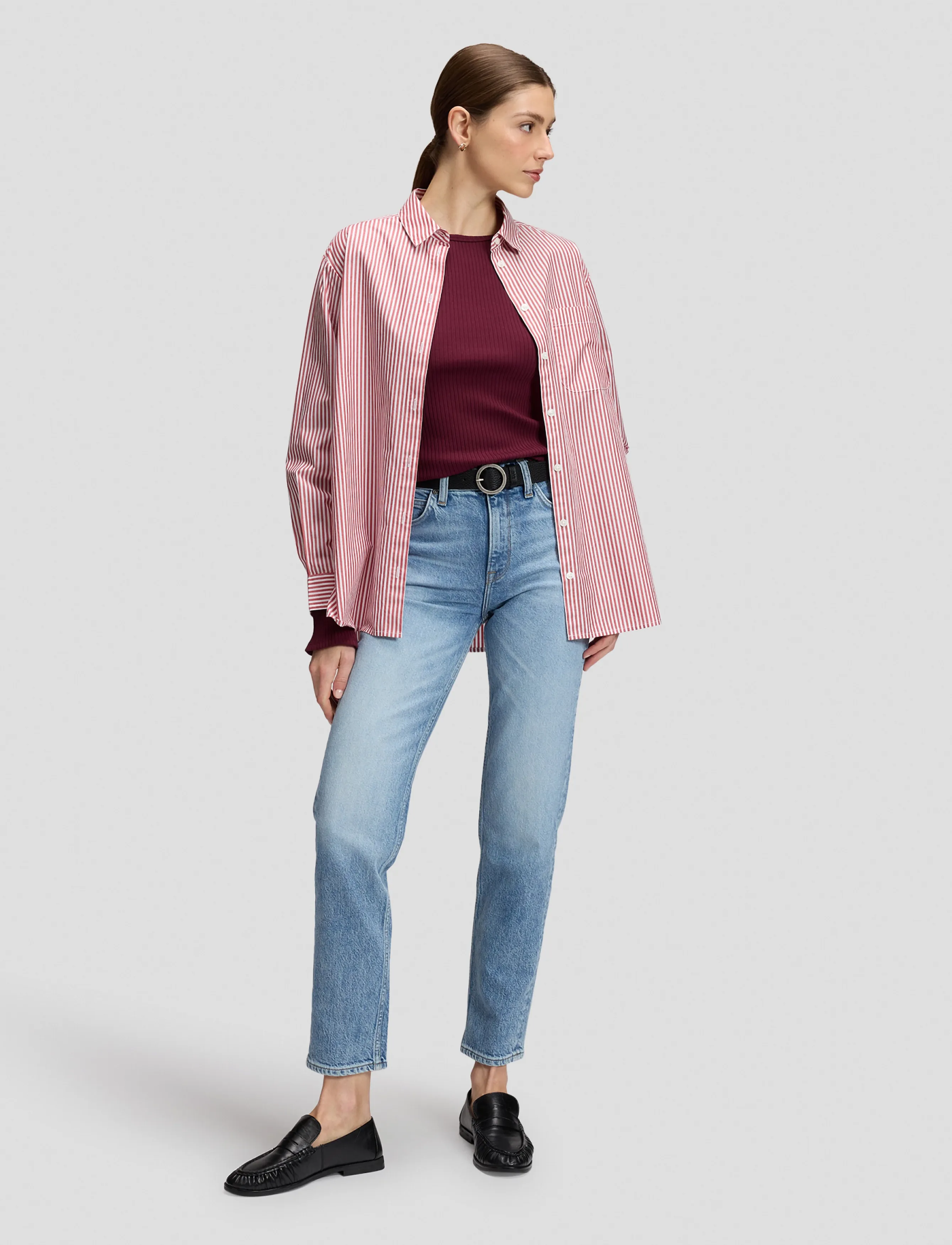 Lee Jeans - BOYFRIENDS POCKET SHIRT - langærmede skjorter - samba stripe - 2