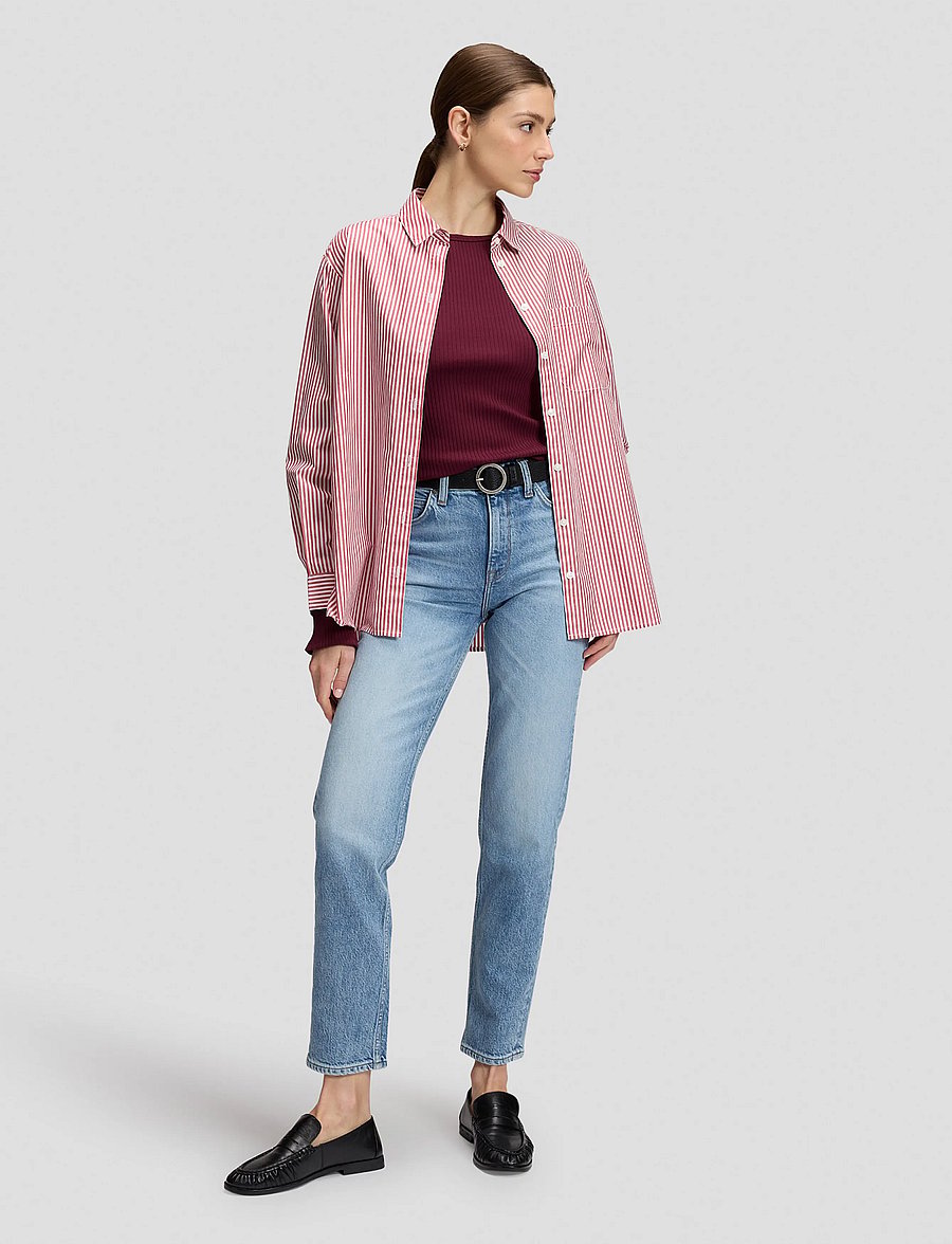 Lee Jeans - BOYFRIENDS POCKET SHIRT - langærmede skjorter - samba stripe - 2