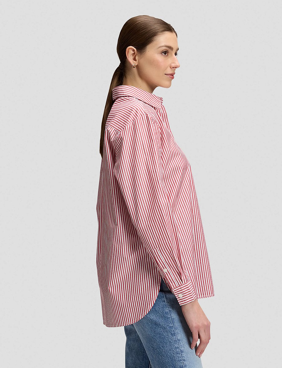 Lee Jeans - BOYFRIENDS POCKET SHIRT - langærmede skjorter - samba stripe - 4
