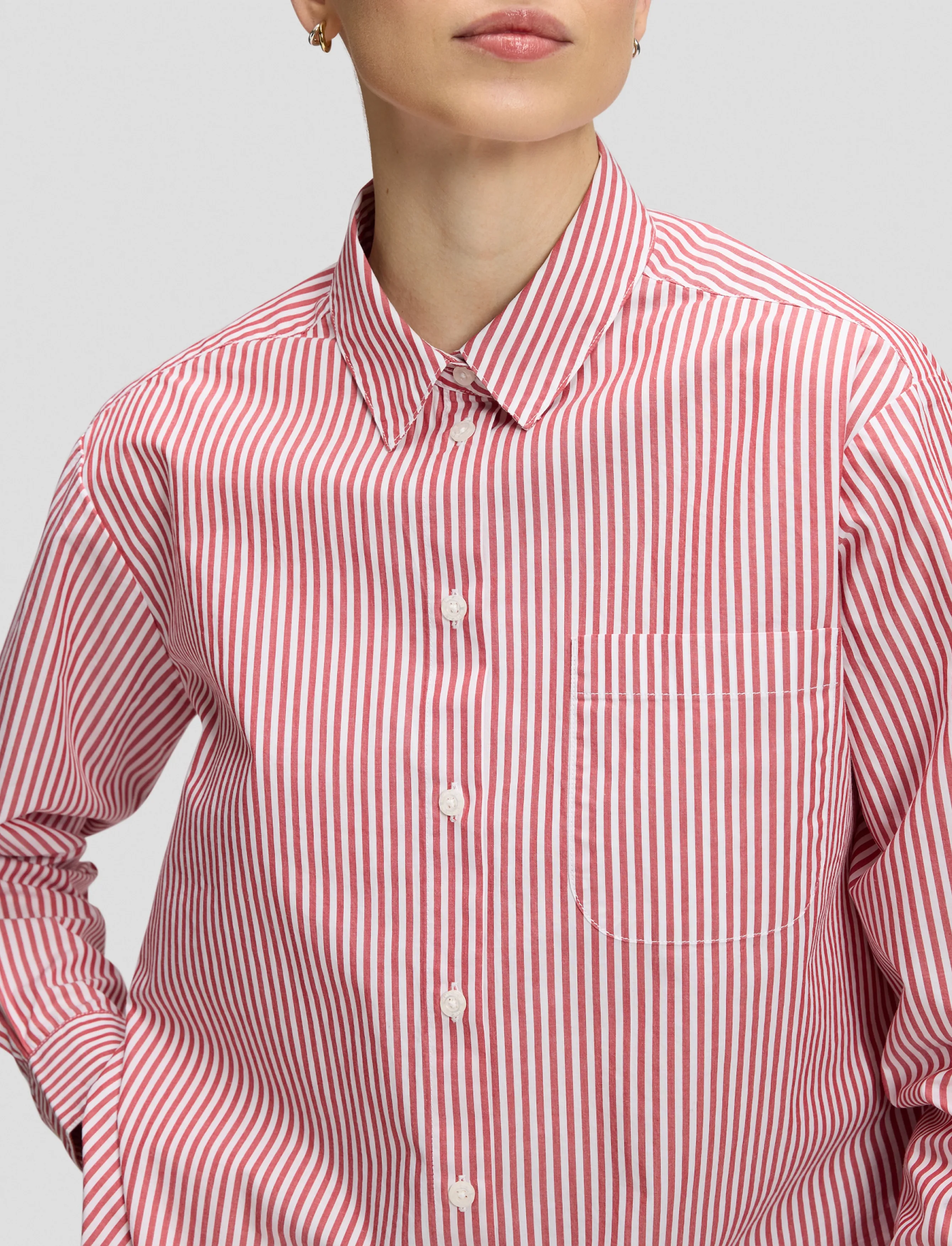 Lee Jeans - BOYFRIENDS POCKET SHIRT - langærmede skjorter - samba stripe - 5