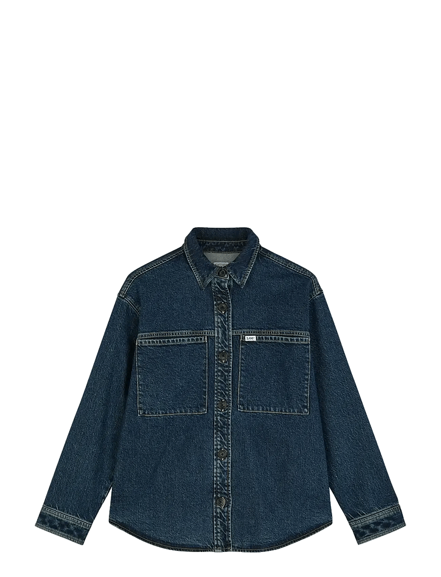 Lee Jeans - RELAXED UTILITY OVERSHIRT - overshirts - blue dagger - 1