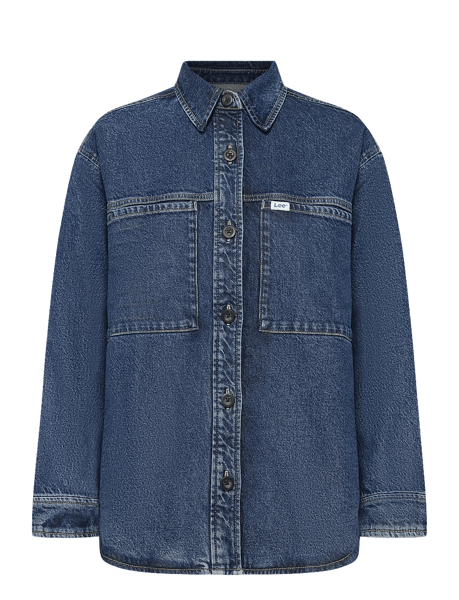 Lee Jeans - RELAXED UTILITY OVERSHIRT - pealissärgid - blue dagger - 1