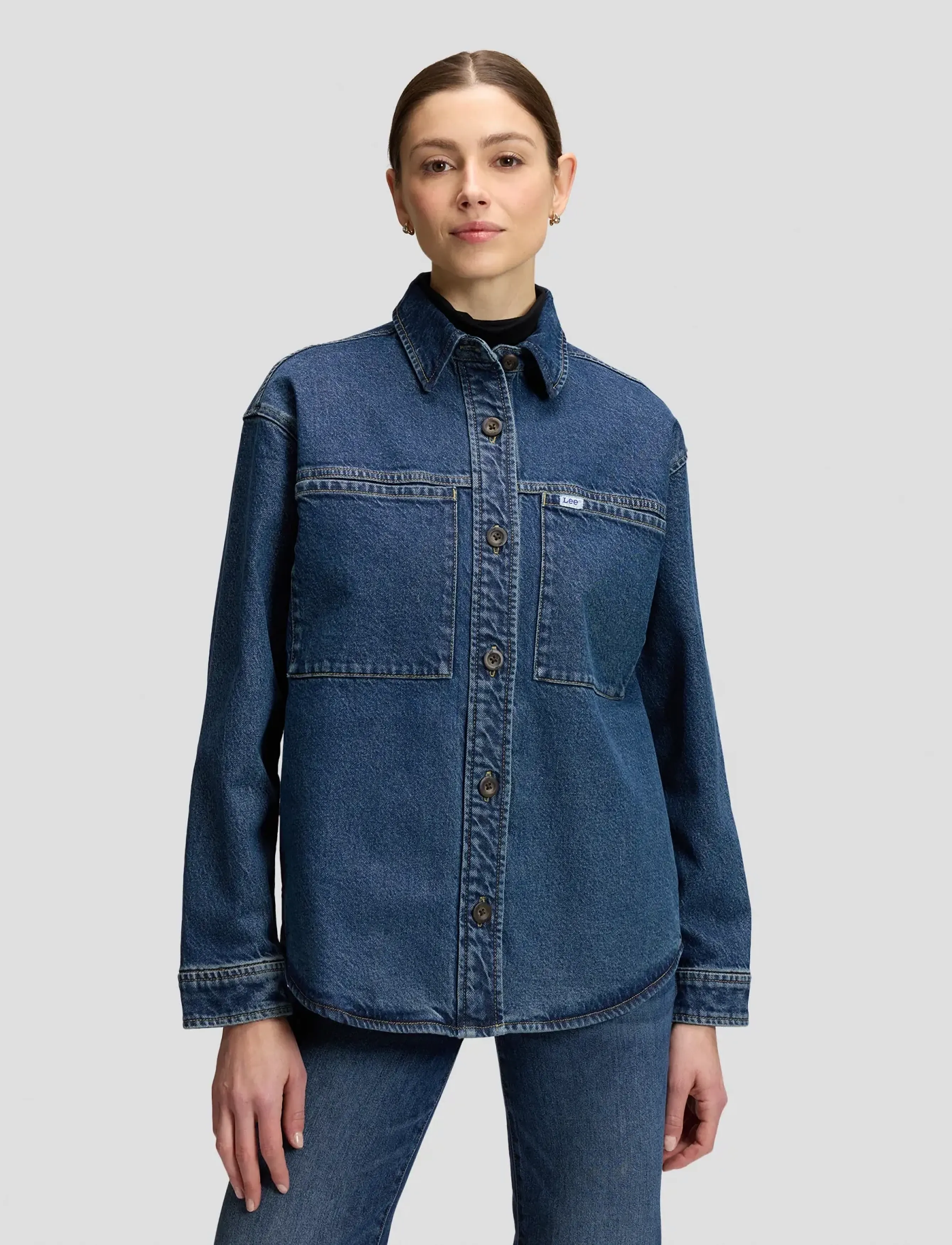 Lee Jeans RELAXED UTILITY OVERSHIRT - Lee Jeans - BLUE DAGGER / blue