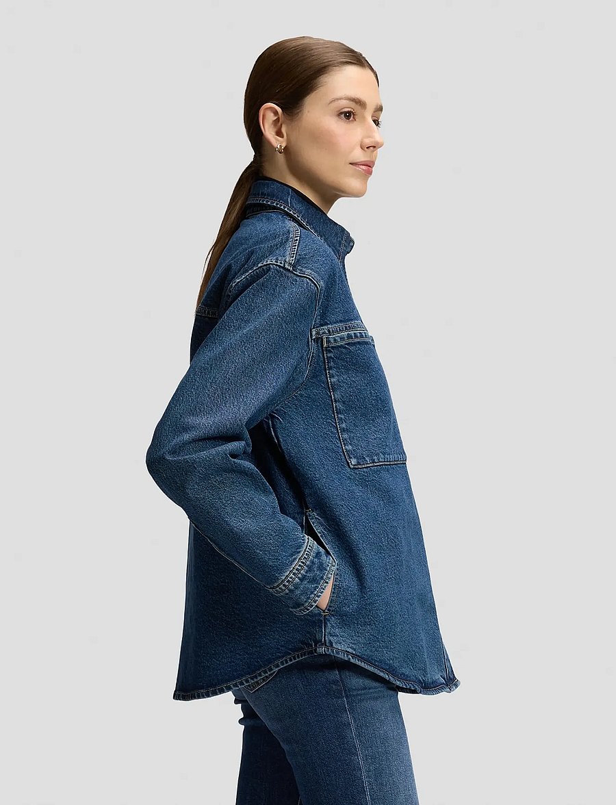 Lee Jeans - RELAXED UTILITY OVERSHIRT - overshirts - blue dagger - 4