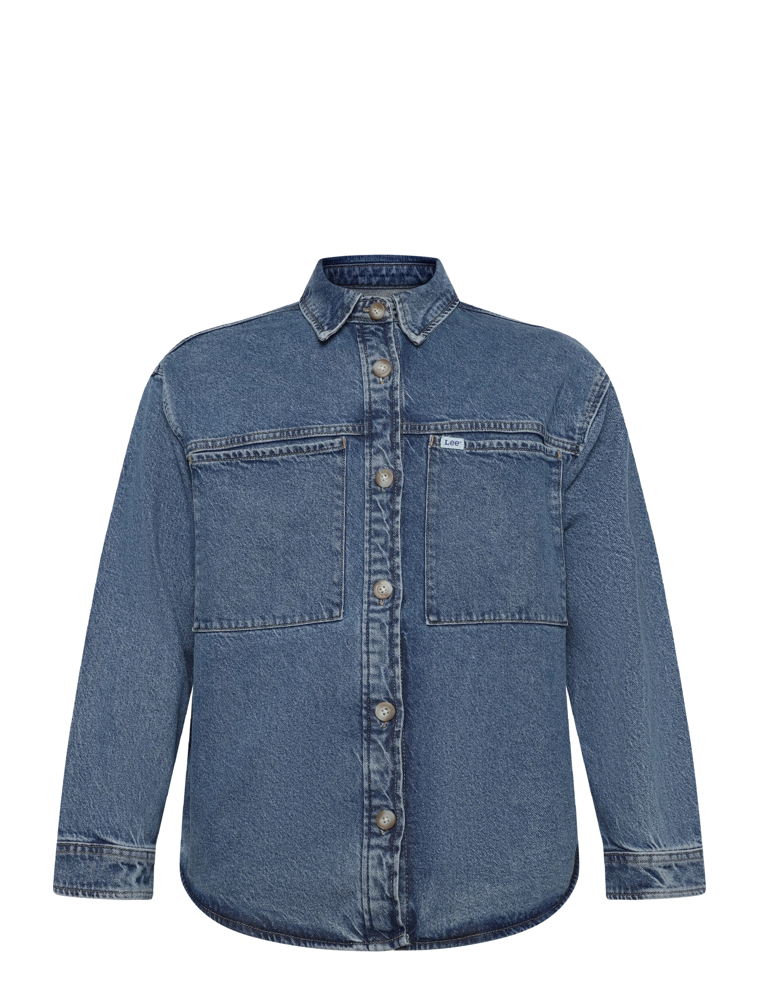 Lee Jeans RELAXED UTILITY OVERSHIRT - Sommer in der Stadt - EYE SPY / blue