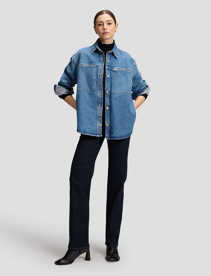 Lee Jeans - RELAXED UTILITY OVERSHIRT - eye spy - 4