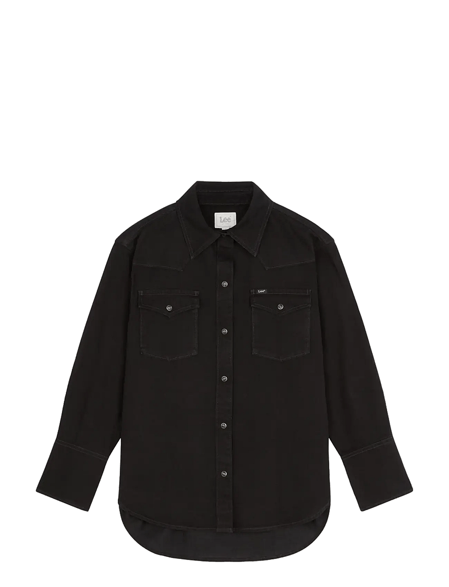 Lee Jeans - ESSENTIAL WESTERN SHIRT - dark volume - 1