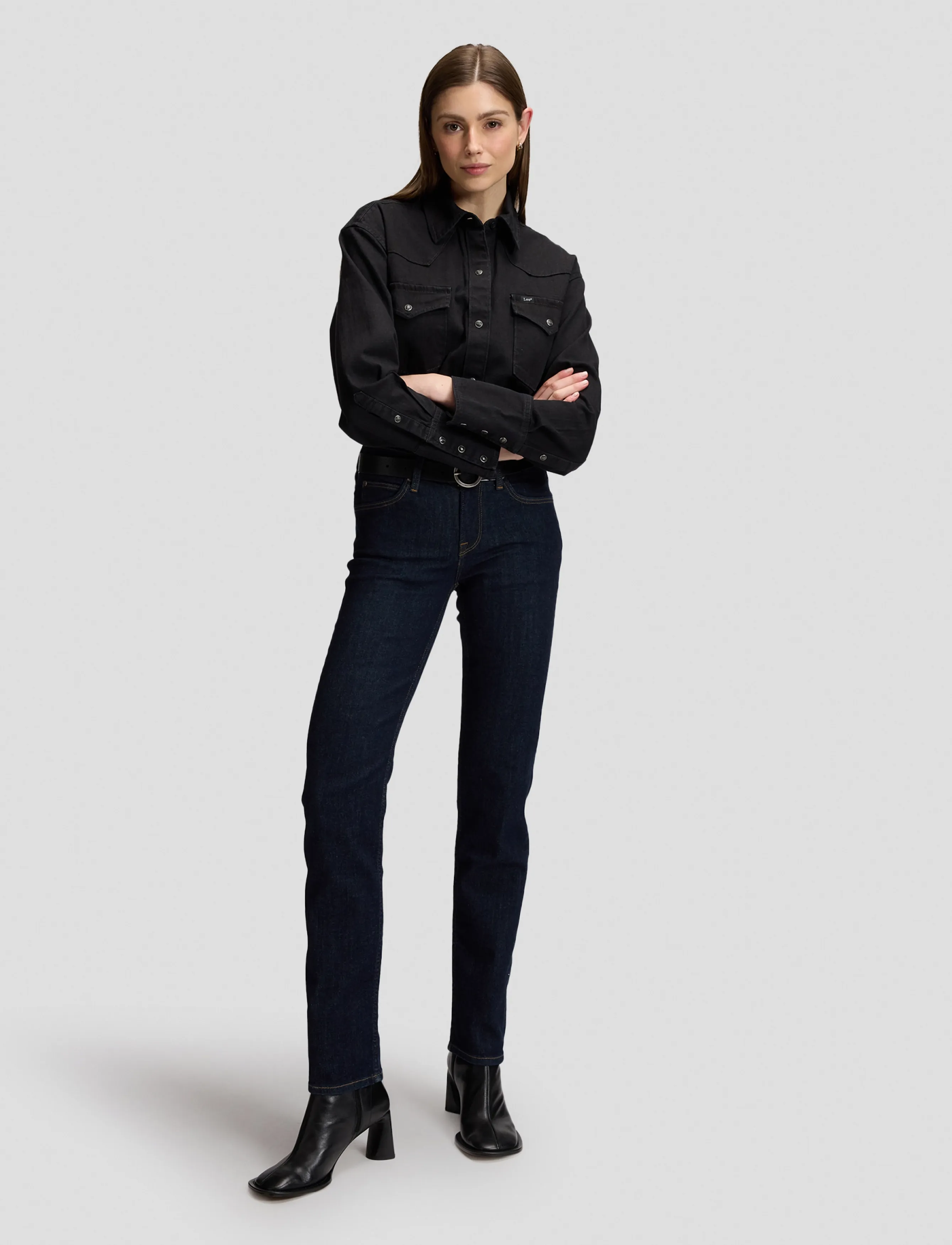 Lee Jeans - ESSENTIAL WESTERN SHIRT - dark volume - 2