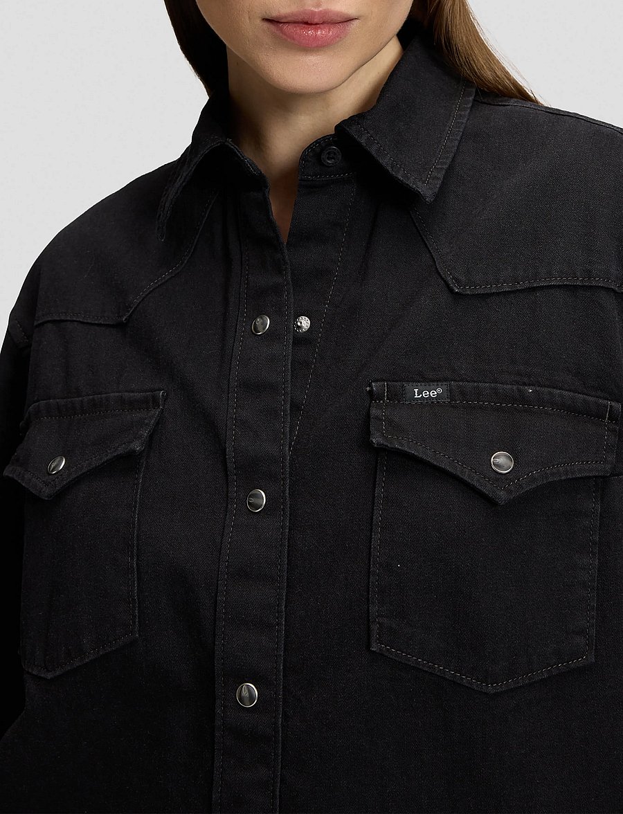 Lee Jeans - ESSENTIAL WESTERN SHIRT - dark volume - 5