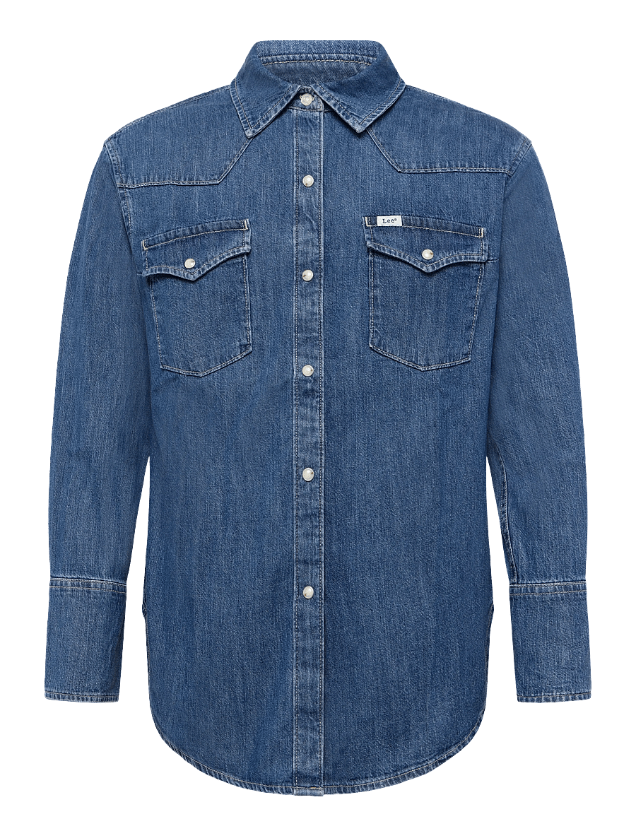 Lee Jeans - ESSENTIAL WESTERN SHIRT - teksasärgid - ripe berry - 1