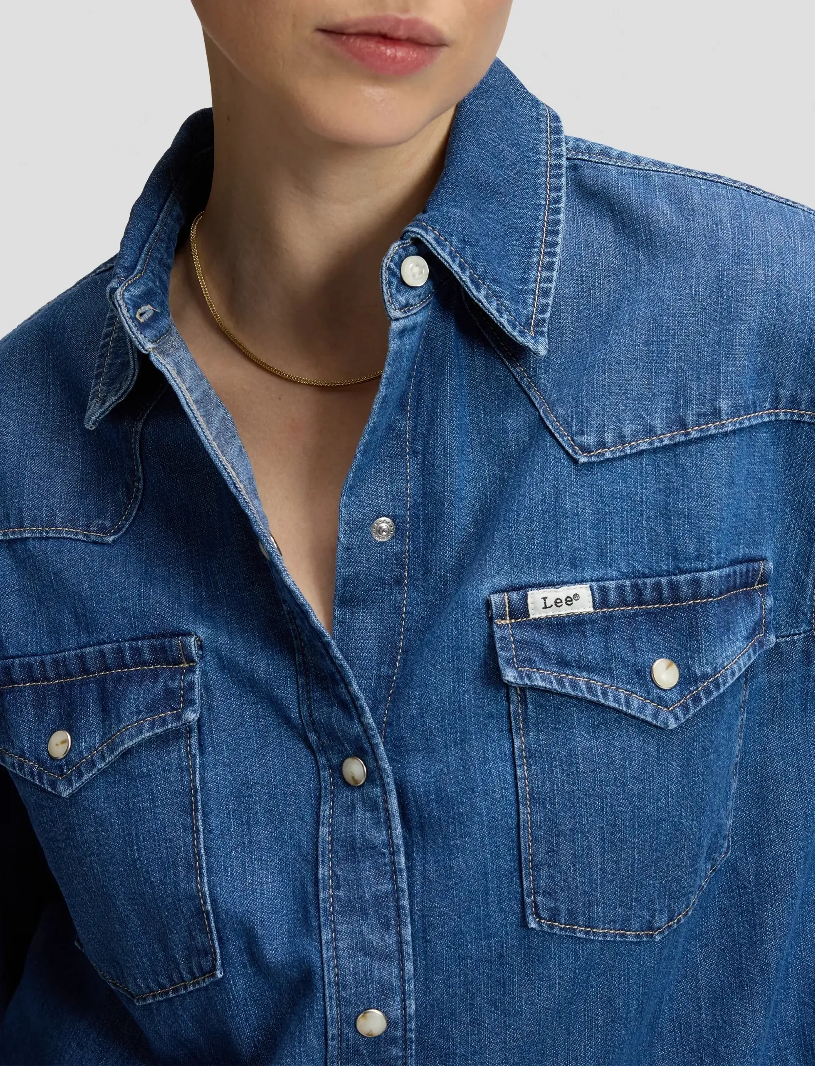 Lee Jeans - ESSENTIAL WESTERN SHIRT - ripe berry - 5