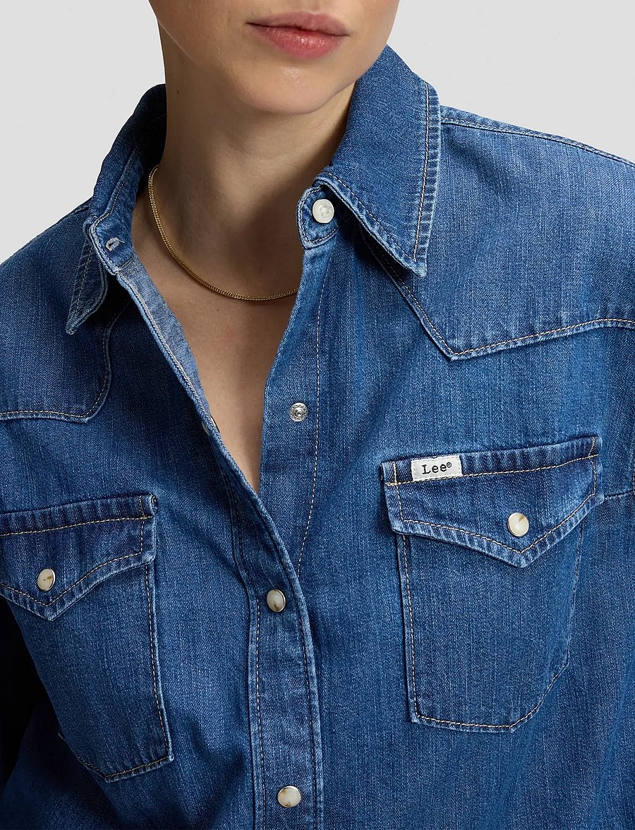 Lee Jeans - ESSENTIAL WESTERN SHIRT - ripe berry - 5