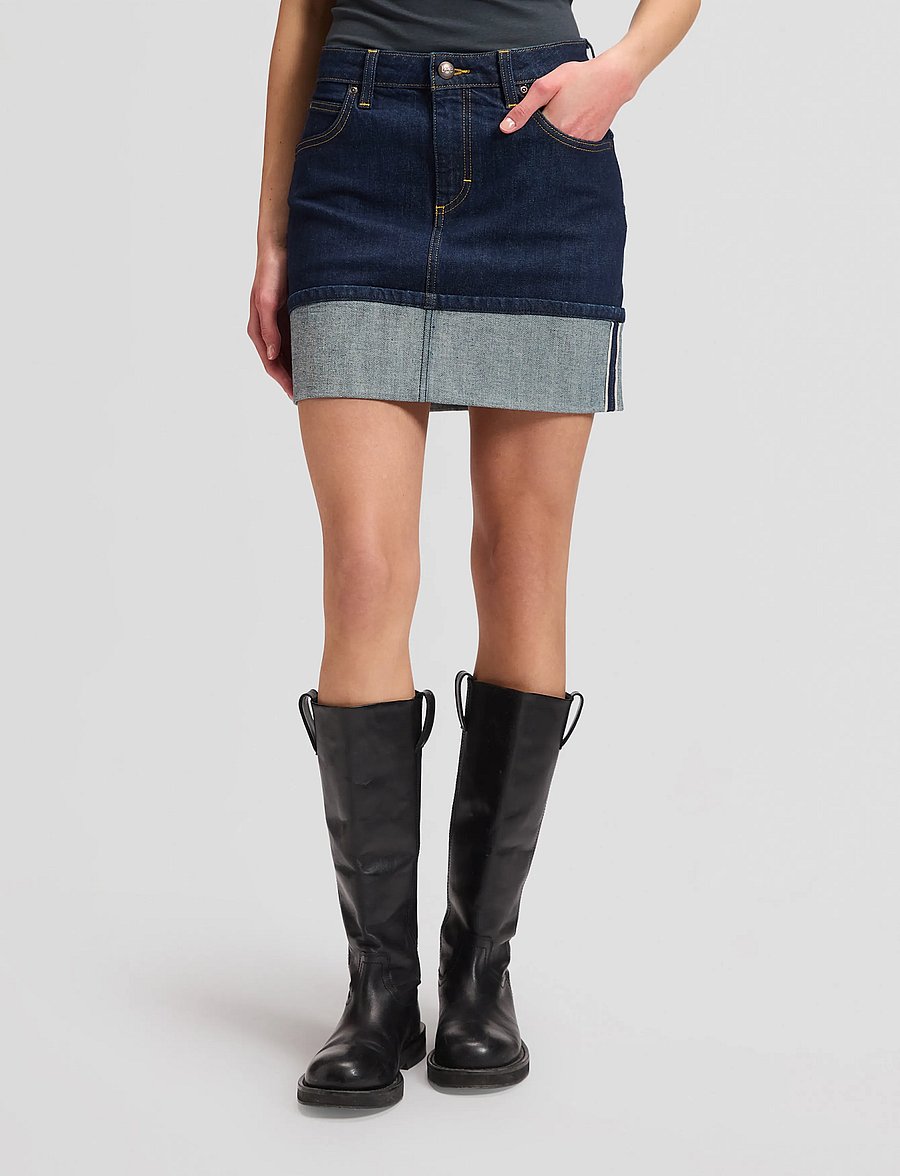 Lee Jeans - SELVEDGE MINI SKIRT - xion - 2