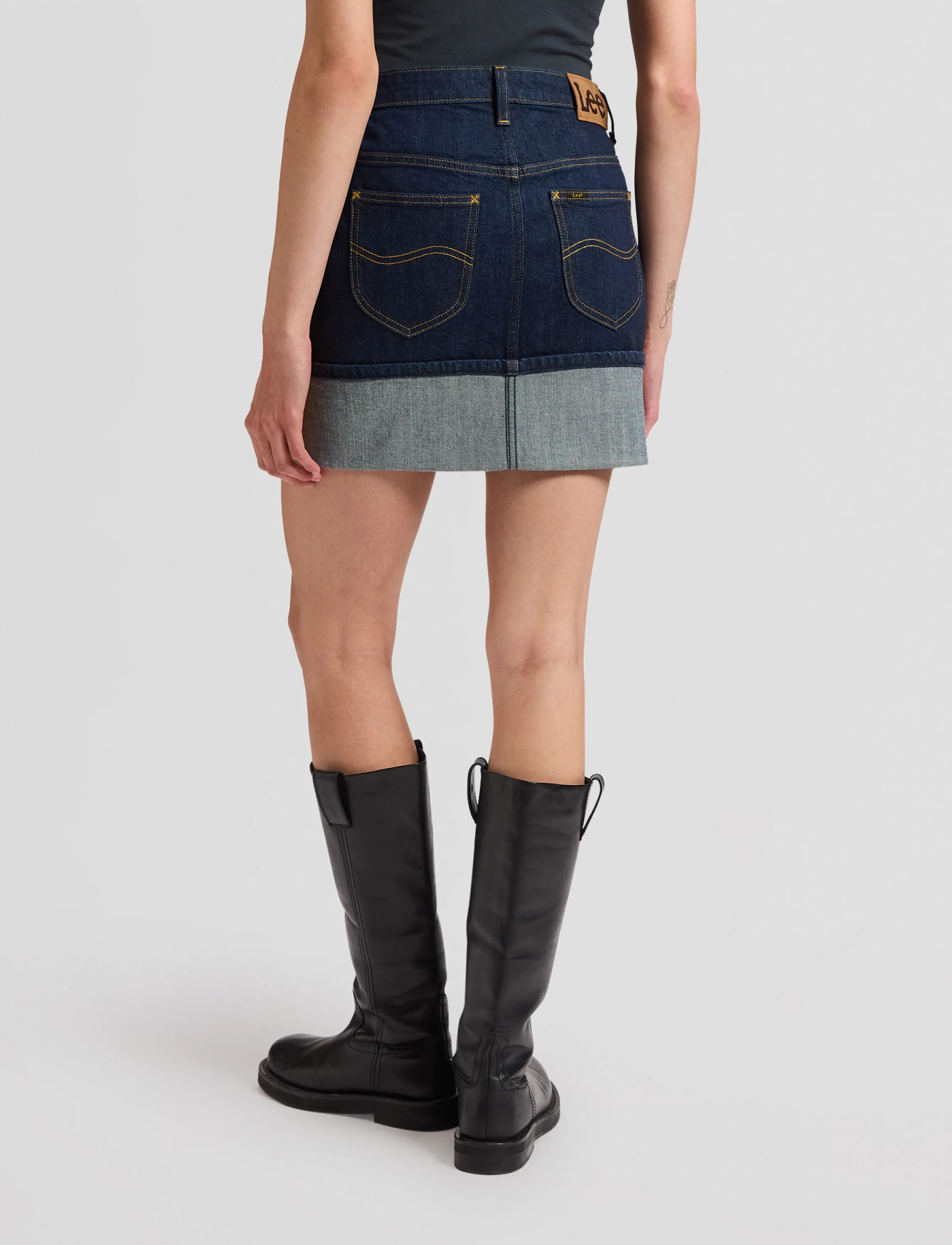 Lee Jeans - SELVEDGE MINI SKIRT - xion - 4