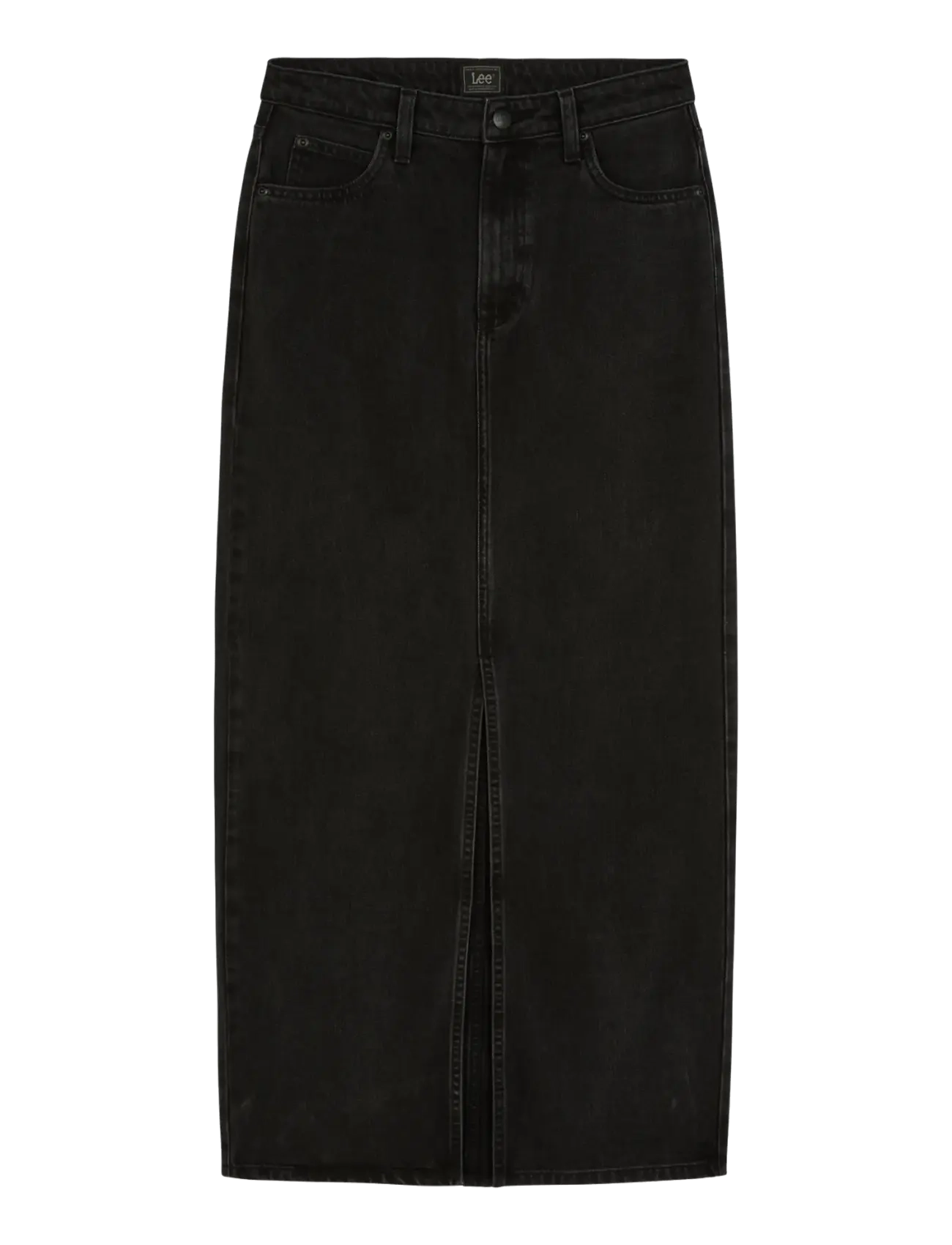Lee Jeans - FRONTSLIT MAXI SKIRT - teksaseelikud - in a blur - 1