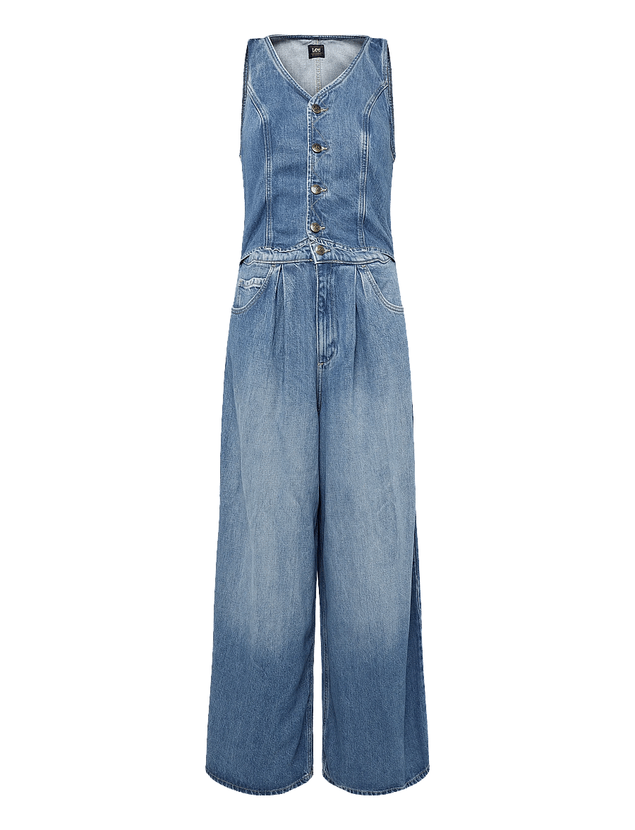 Lee Jeans - DAPPER JUMPSUIT - kombinezioni - torrential - 1