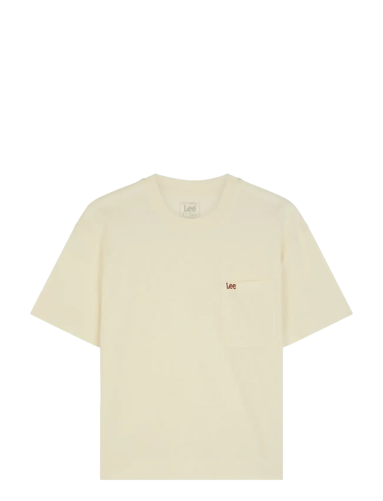 Lee Jeans - POCKET TEE - t-shirts - ecru - 1