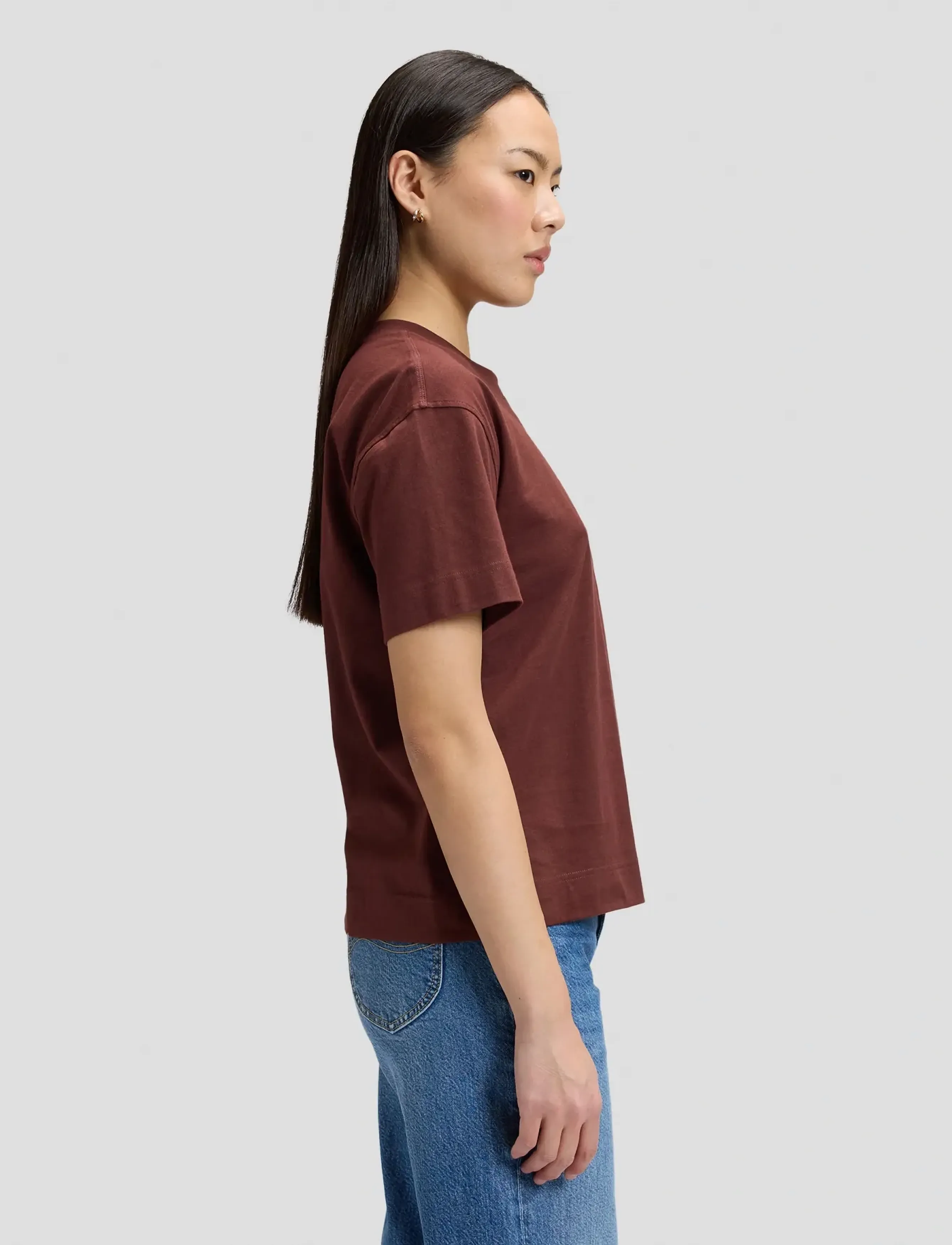 Lee Jeans - POCKET TEE - t-shirts - velvet beet - 4
