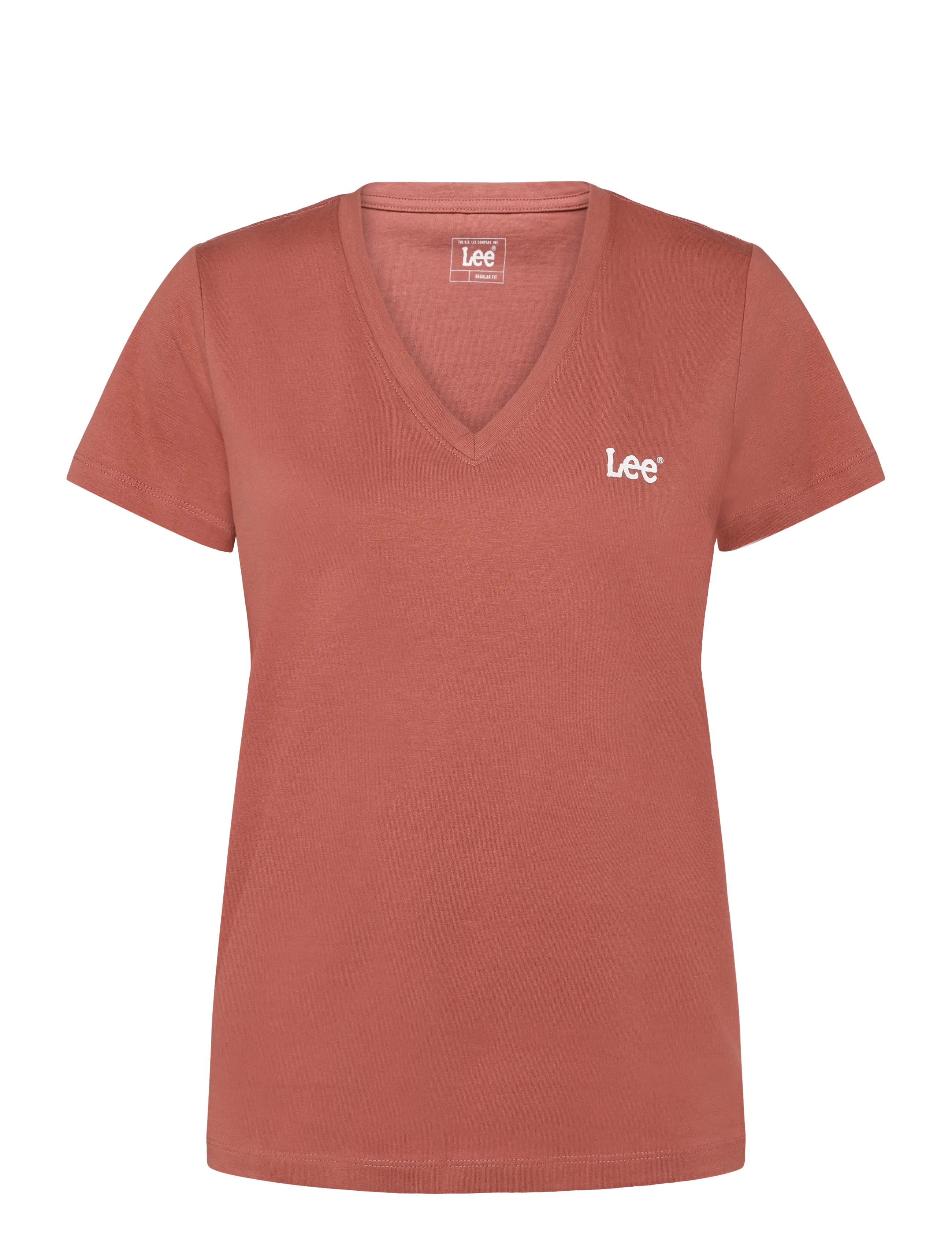 Lee Jeans V NECK - T-shirts & Toppe - COSME PINK / coral